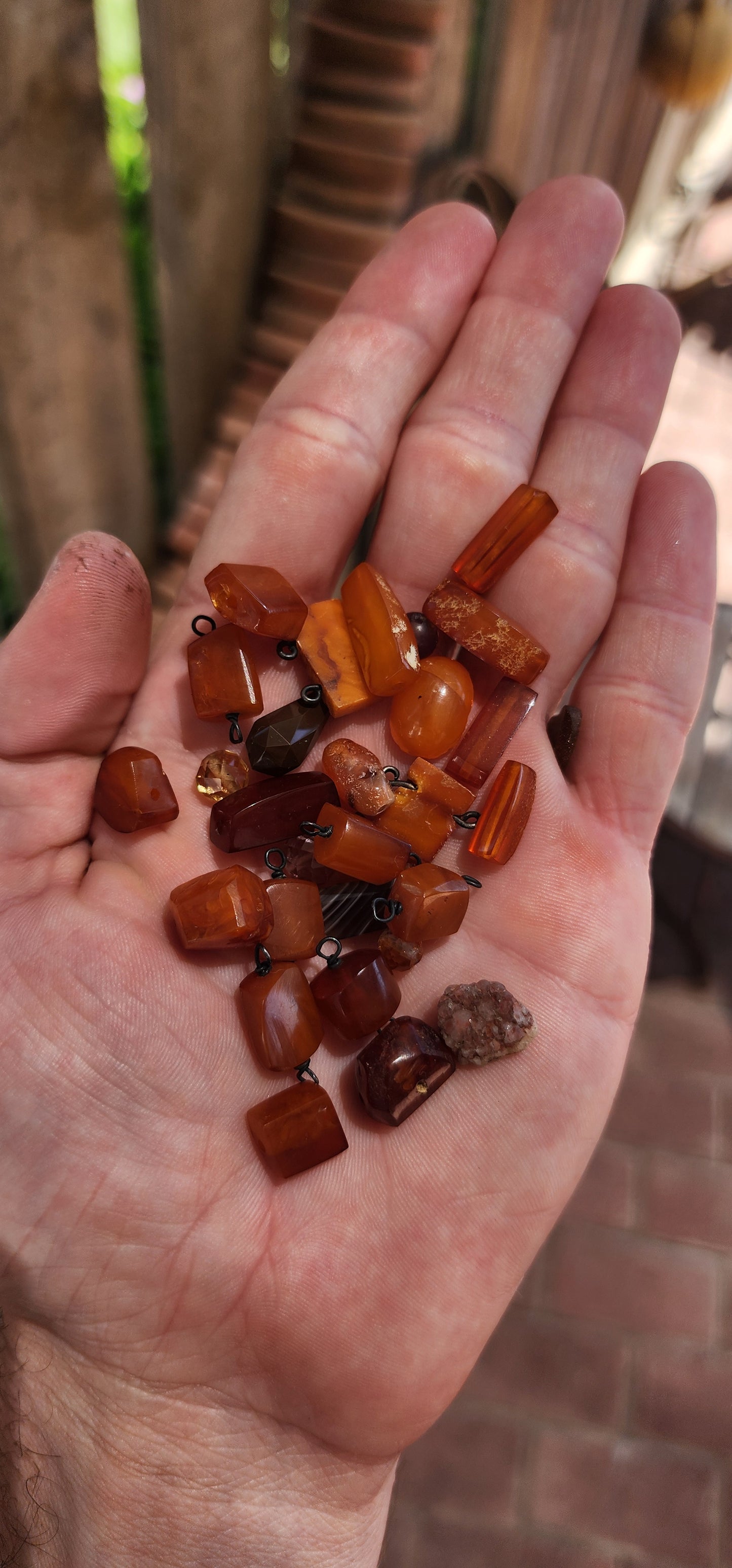 Treasures from the Earth: This small parcel of little gemstone beauties is a treasure trove for creative hands—perfect for a dazzling DIY jewelry project!