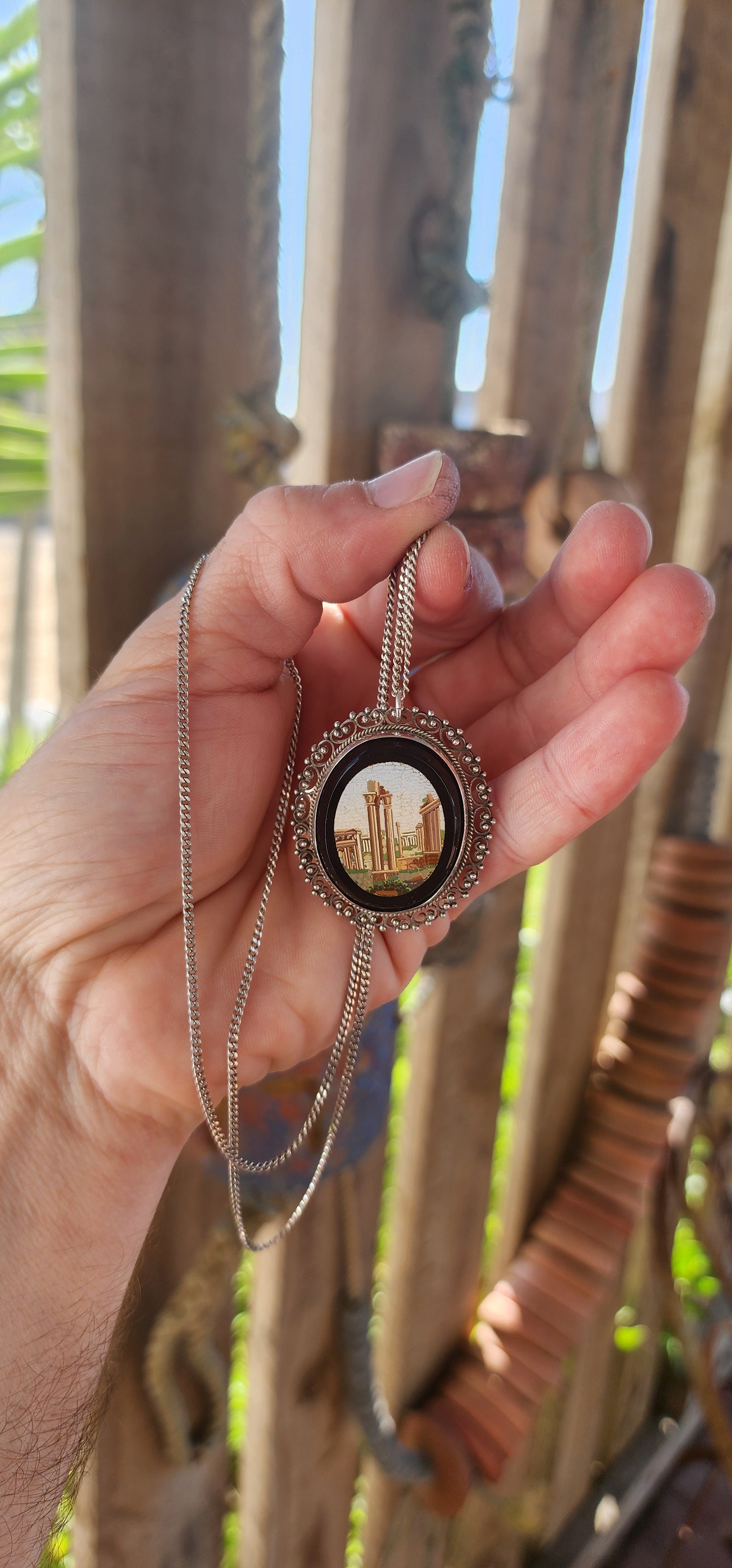 This Antique Victorian Grand Tour Micro Mosaic Pendant is a magnificent and historically significant piece, reflecting the height of 19th-century travel, craftsmanship, and artistic expression.
