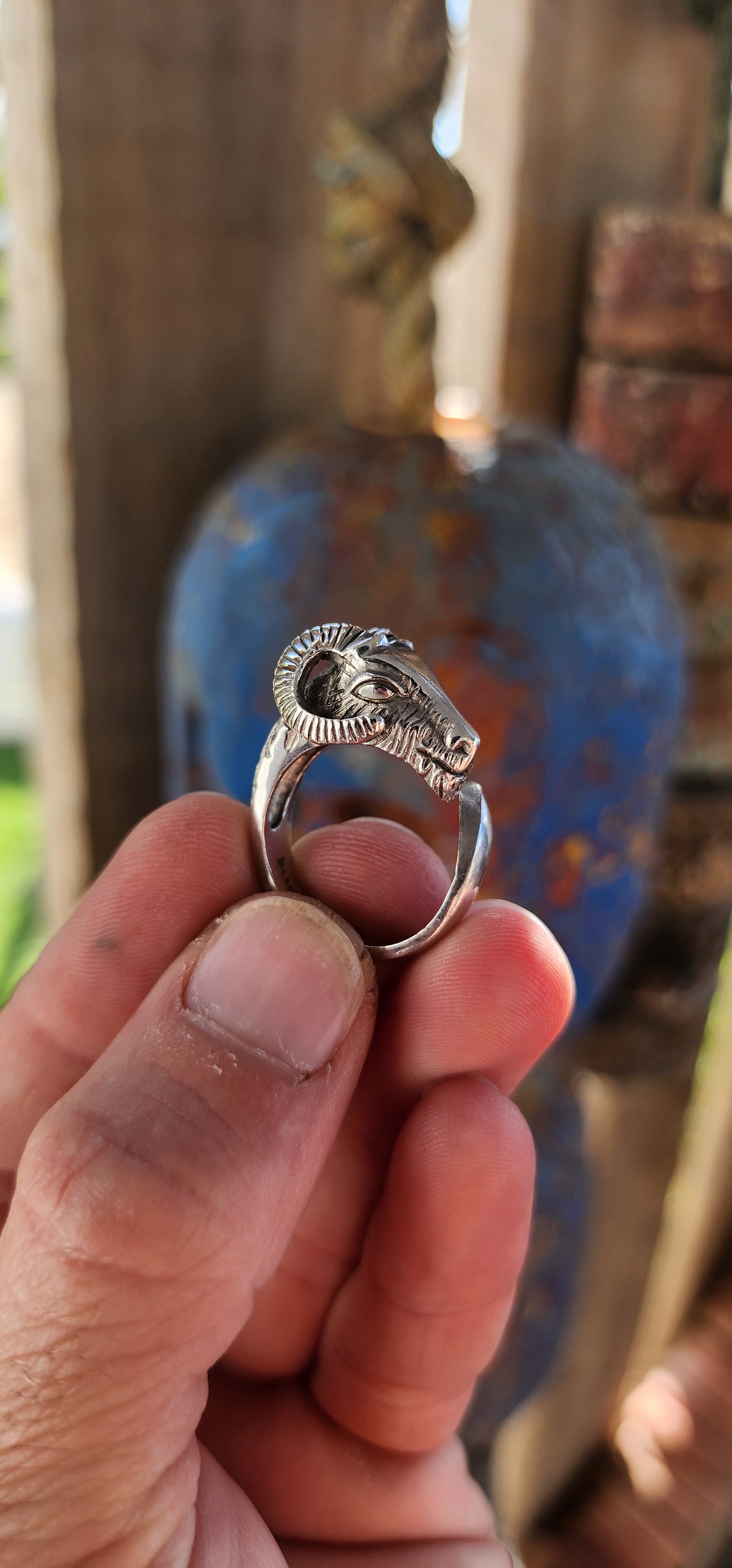 This sterling silver Greek Ram’s Head wrap ring is a bold, myth-infused, warrior-worthy masterpiece, channeling the ferocity of ancient battlefields and a dash of zodiac fire—all wrapped up in one striking design.