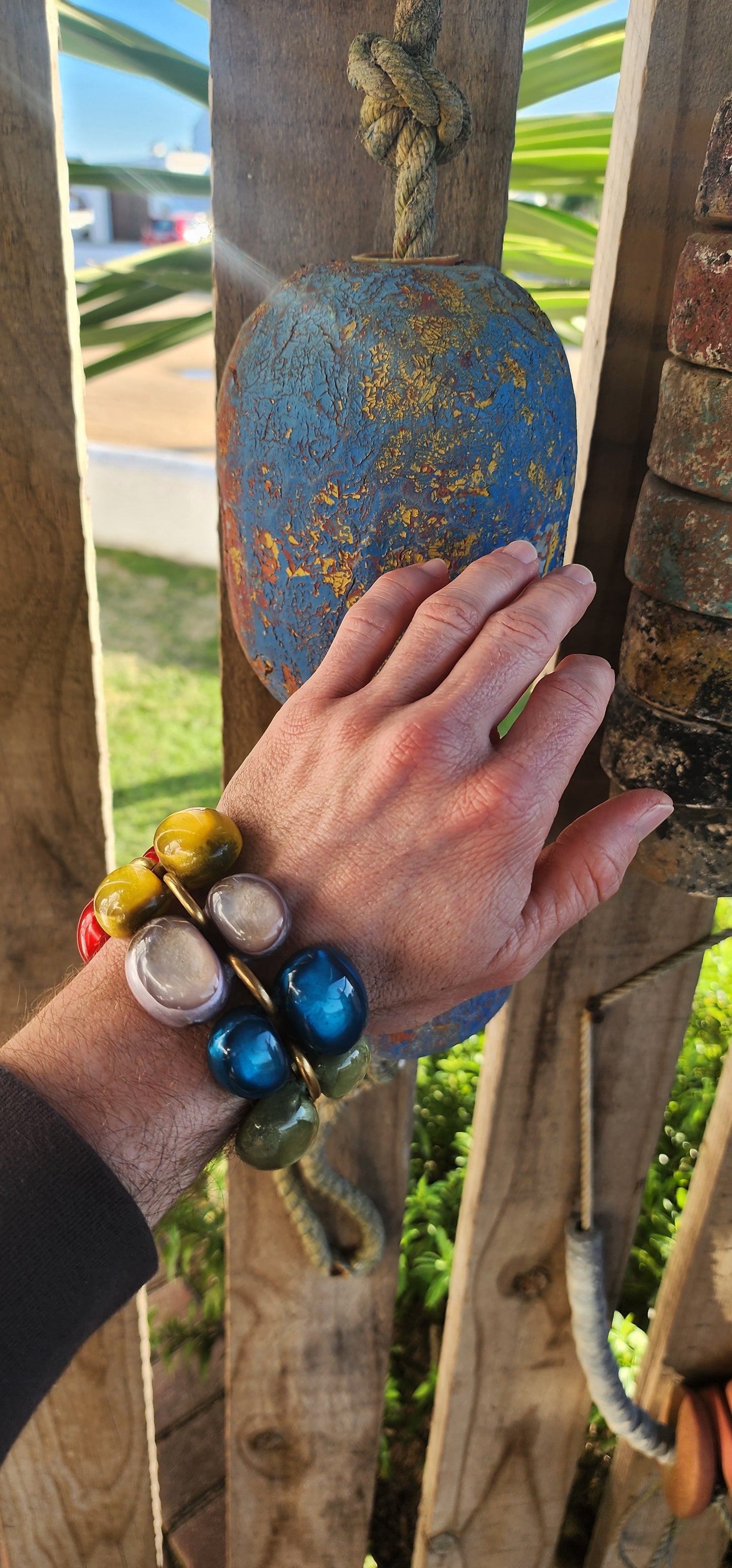 "A Carnival of Color — The Dominique Denaive Andrea Bracelet"
