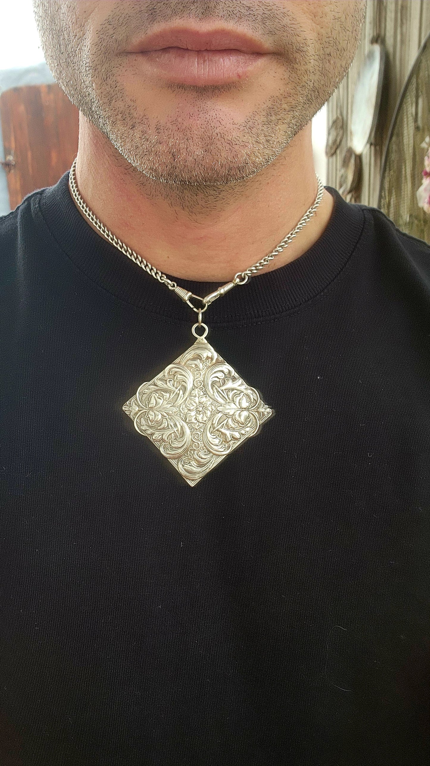 An Heirloom in Silver – A Rare Oversized Candida Pendant by Joe Calafato.