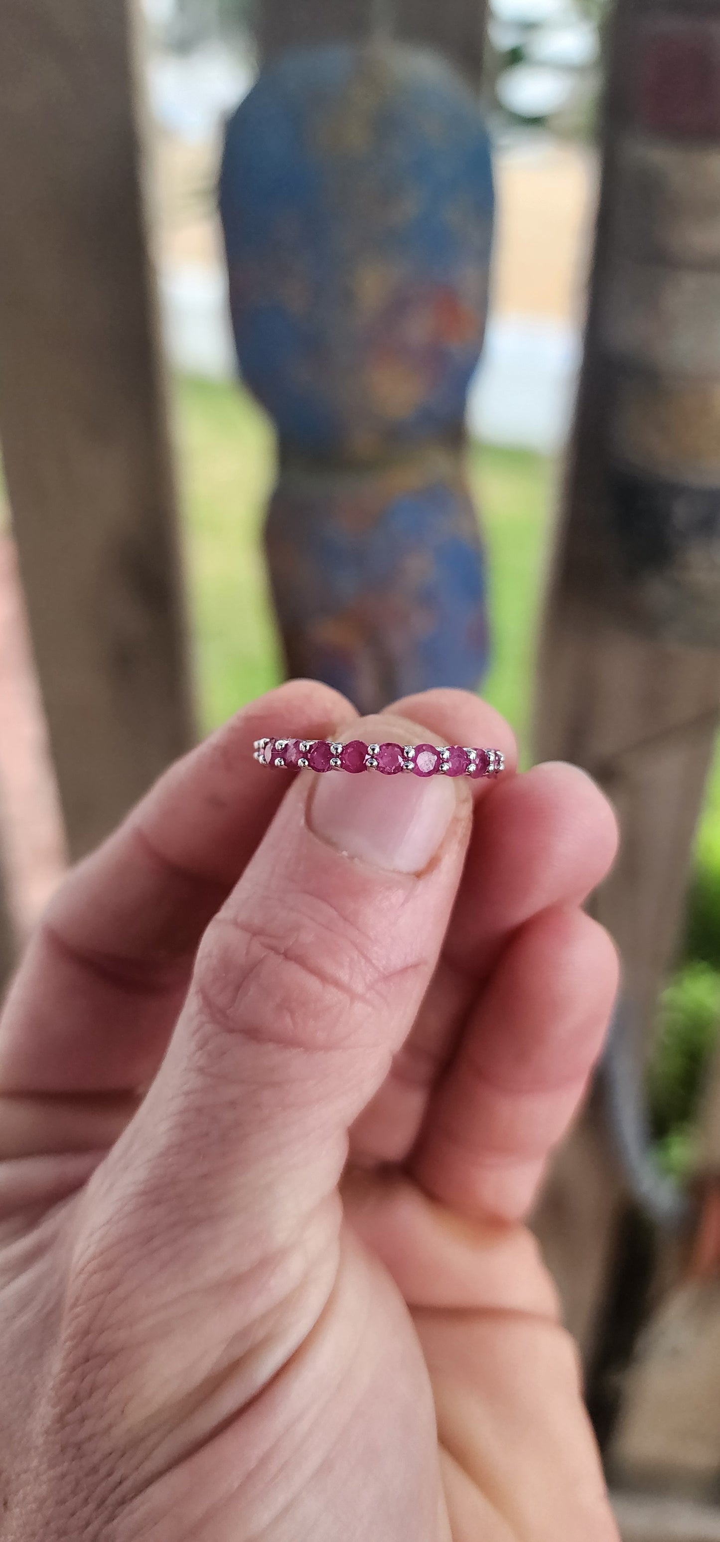 Bold yet graceful. Modern yet timeless!
This sterling silver full eternity ring is a true showstopper.Crafted with precision and designed to dazzle from every angle.