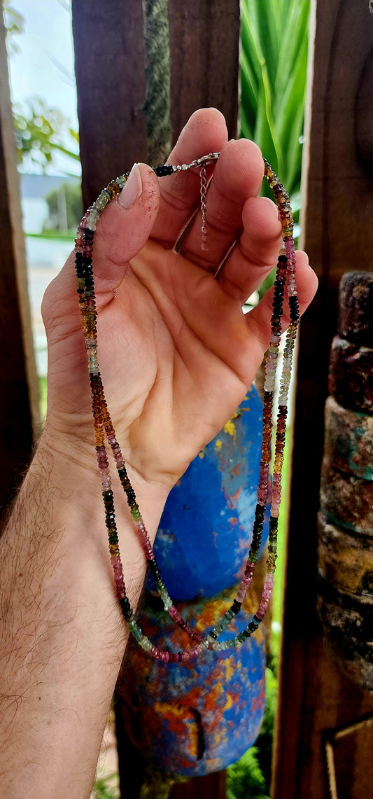 Joyful, vibrant, and brimming with earthy charm — this necklace is a true celebration of color.