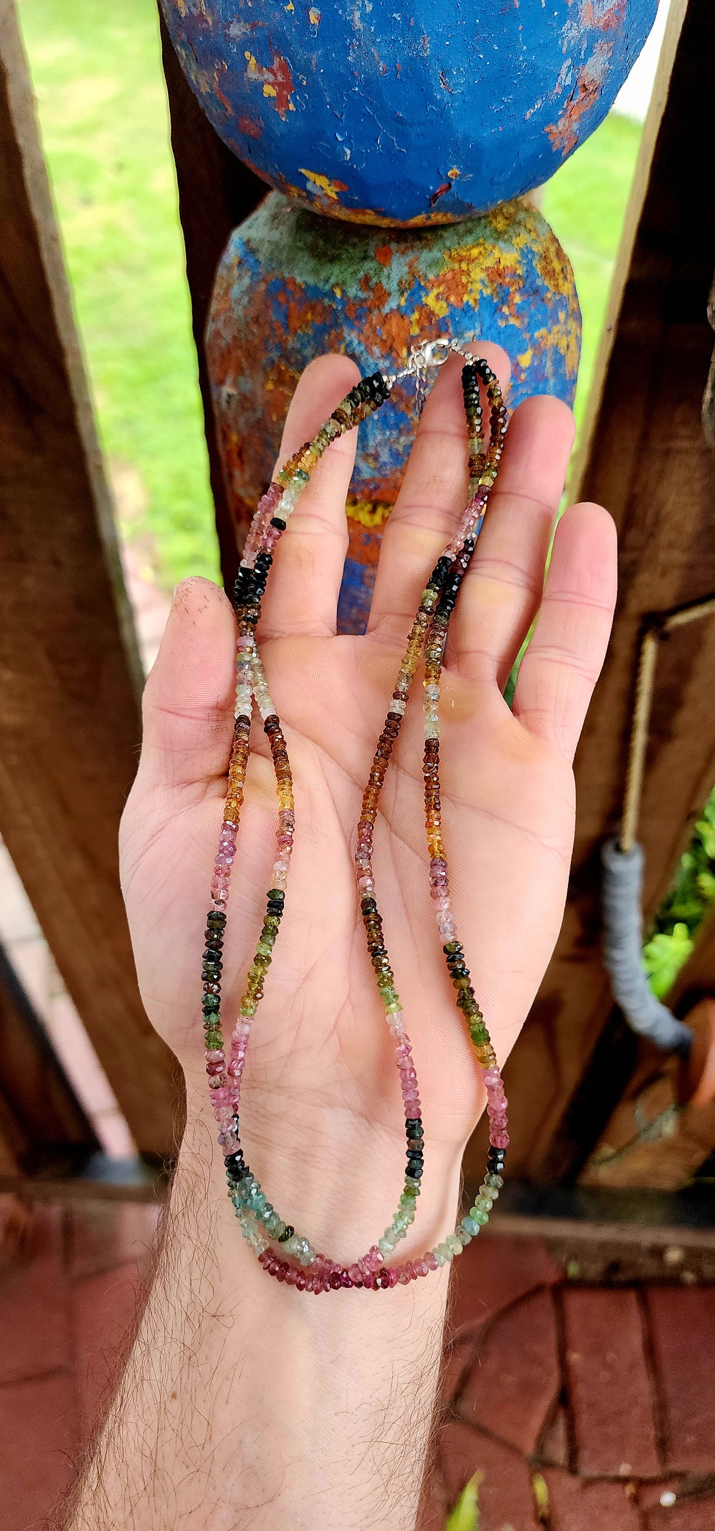 Joyful, vibrant, and brimming with earthy charm — this necklace is a true celebration of color.