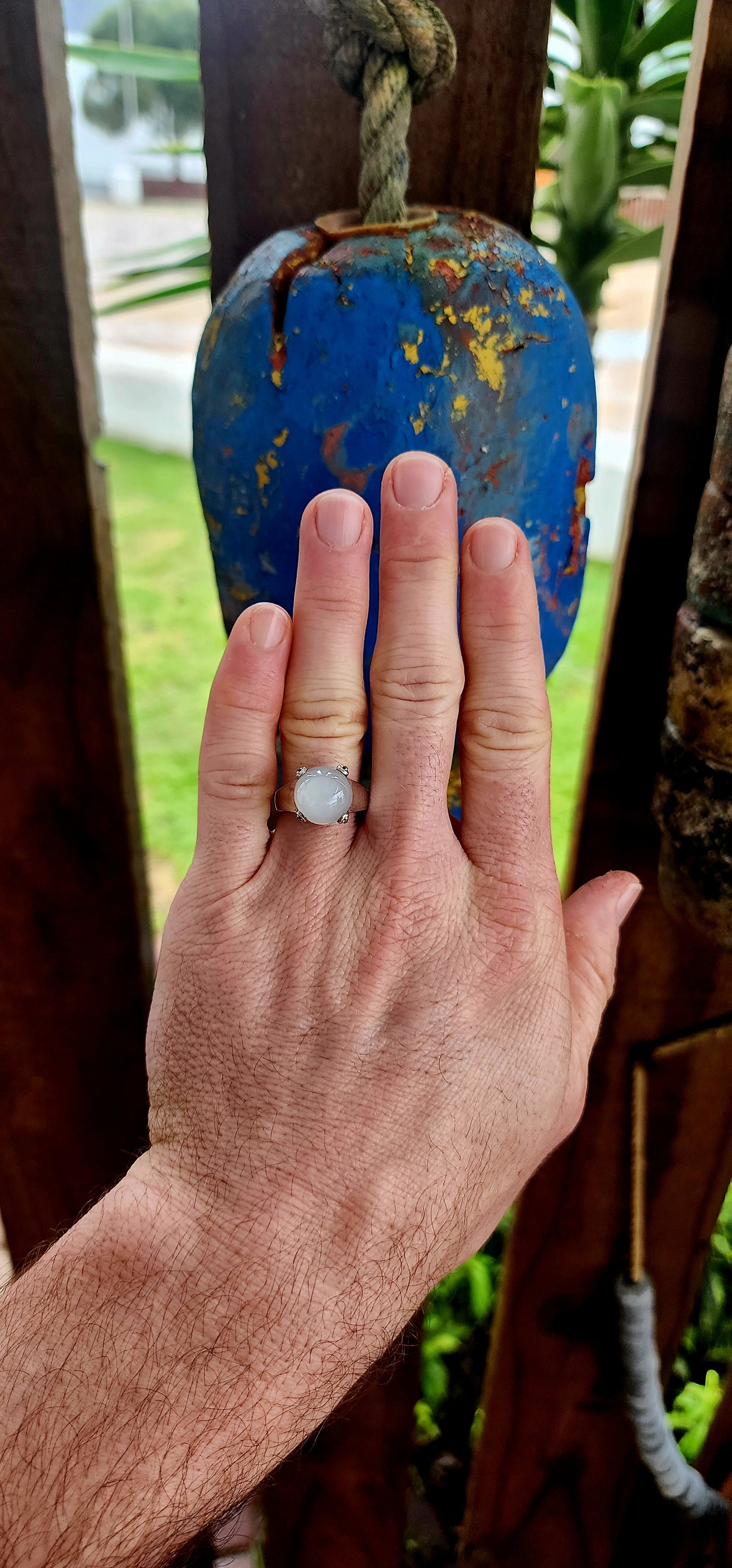 Statement ring alive with the magic of the moon!