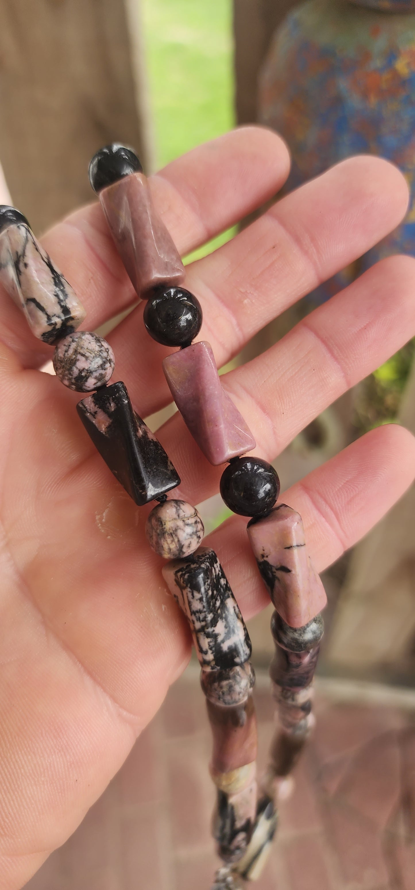 Earth’s Painted Poetry Necklace.