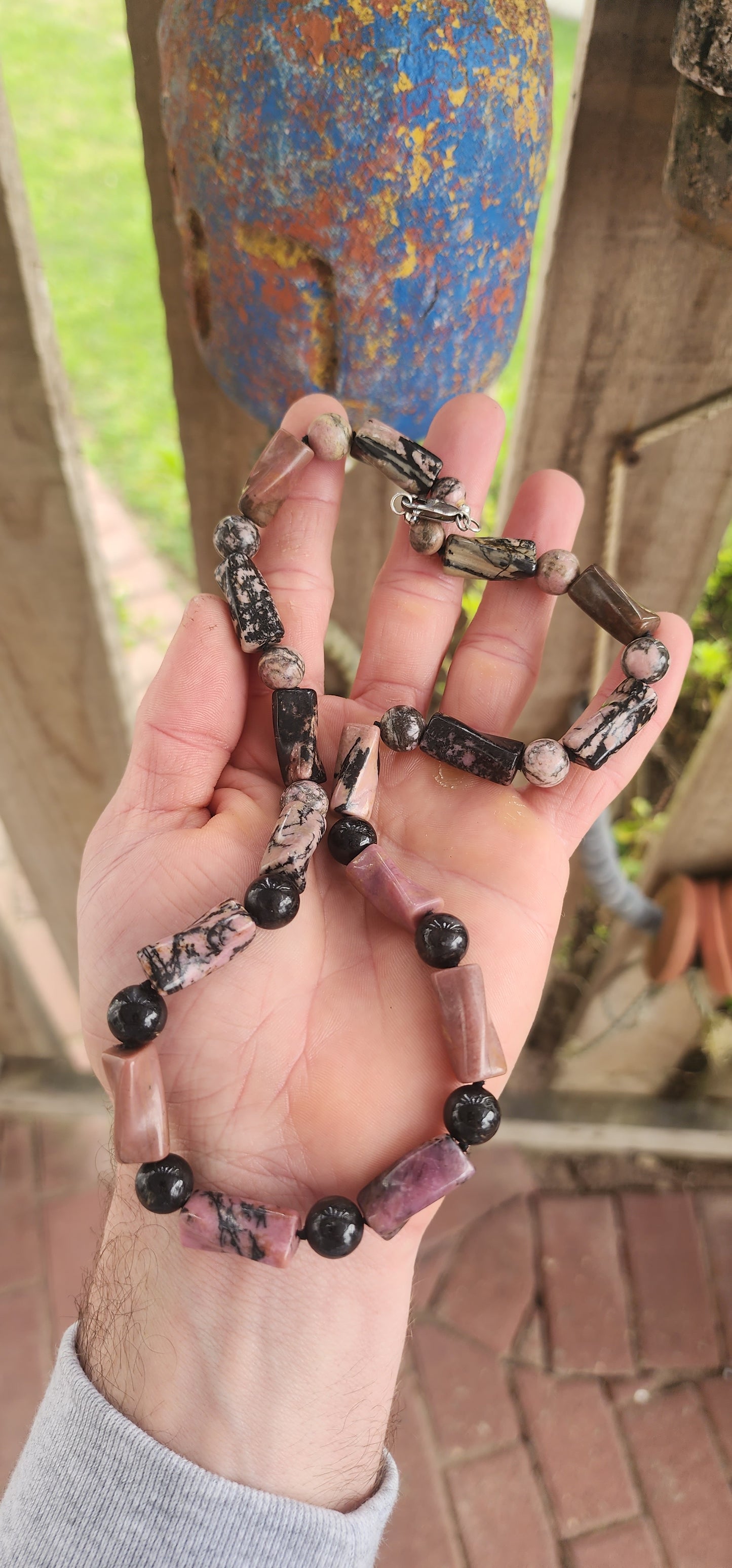 Earth’s Painted Poetry Necklace.