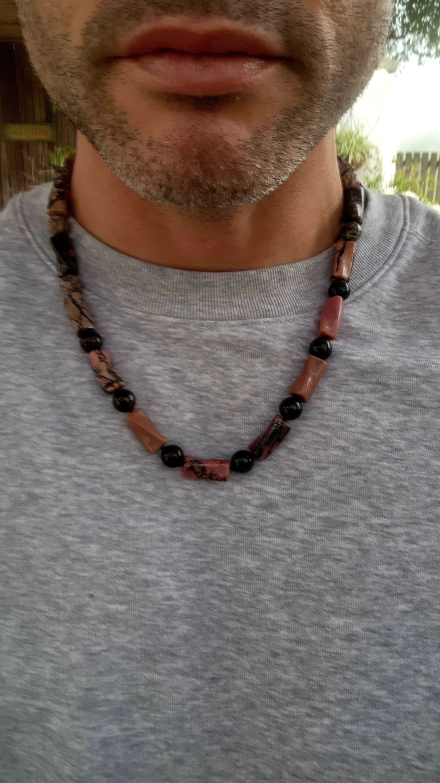 Earth’s Painted Poetry Necklace.