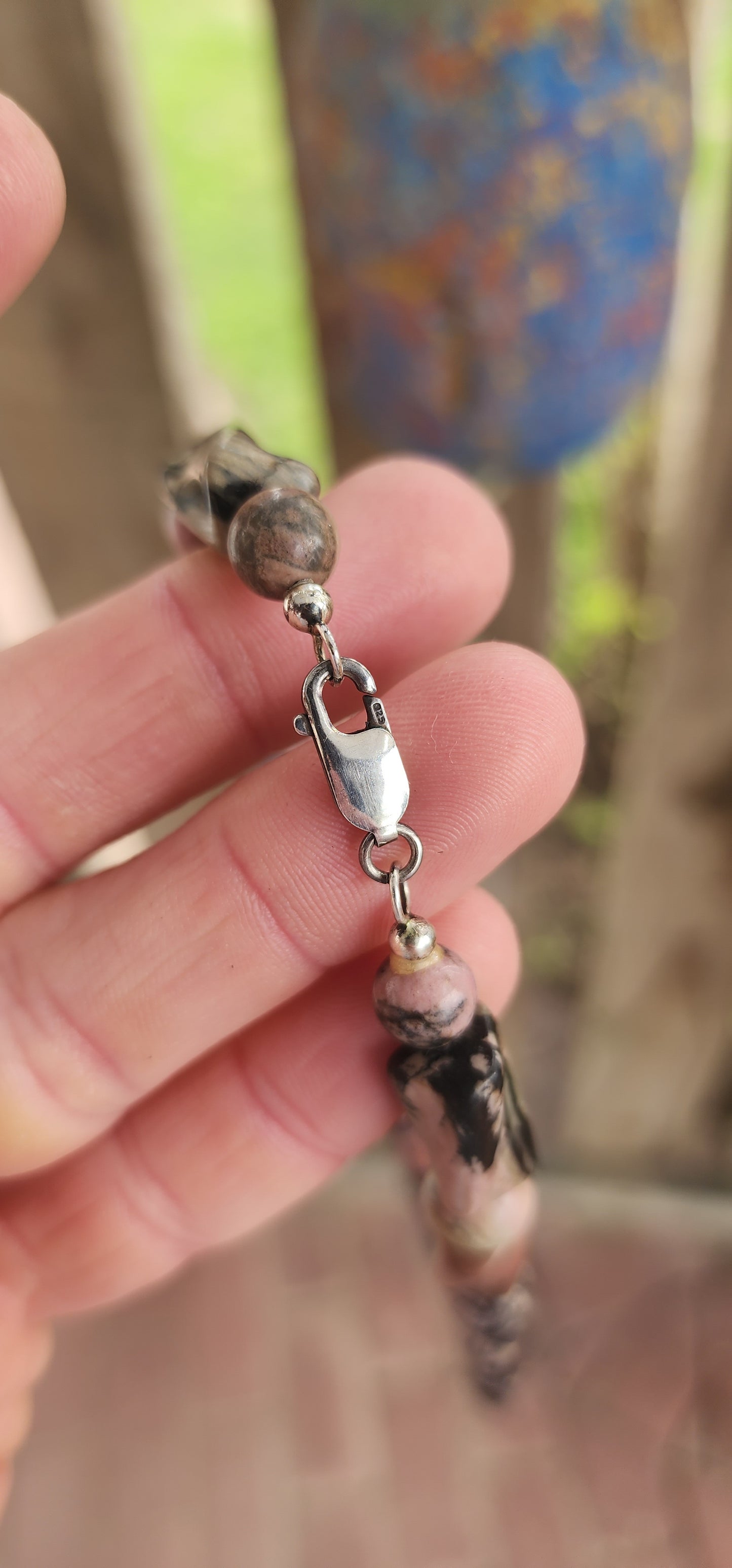 Earth’s Painted Poetry Necklace.