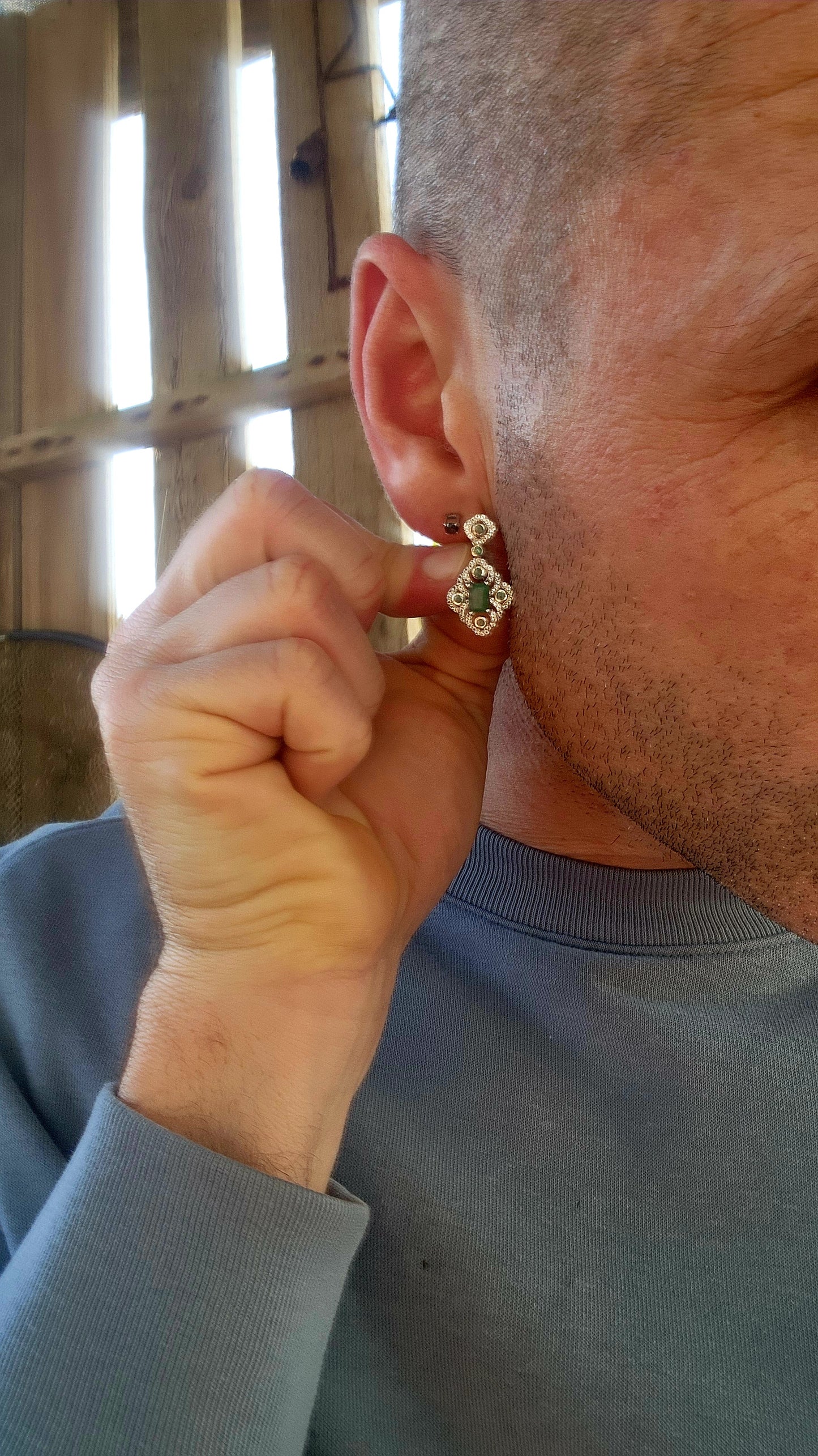 Magical and enchanting — this matching sterling silver ring, earrings, and pendant suite brings vintage glamour back to life!