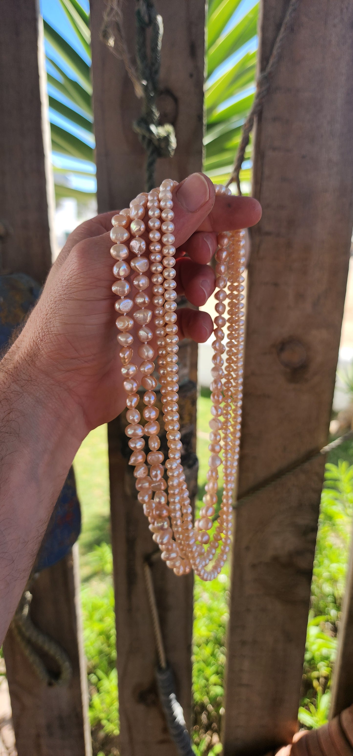 Beautiful and elegant — this chunky four-strand freshwater pearl necklace is a true statement of natural beauty.