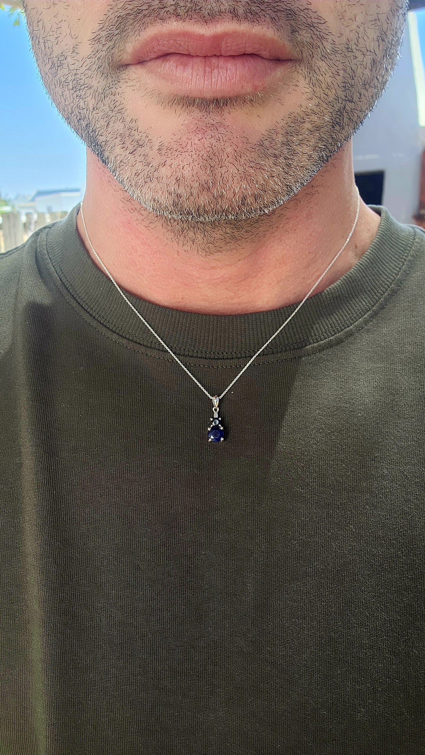 The Sapphire Stack Pendant — Elegant Simplicity.