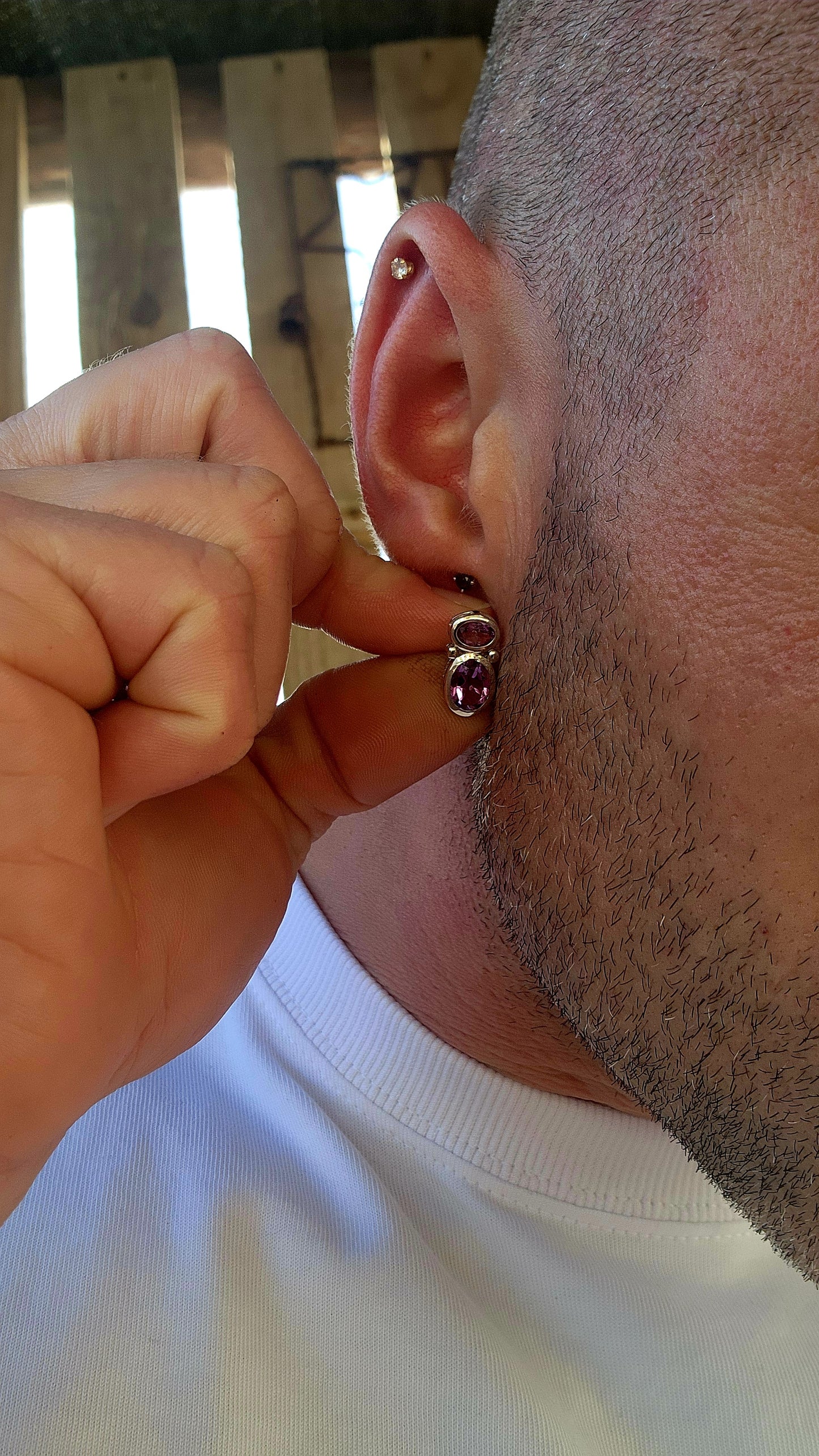 A sugary-sweet treat for gemstone lovers! These whimsical sterling-silver push-in earrings look like tiny gemstone characters dancing on your ears — playful, charming, and utterly irresistible.