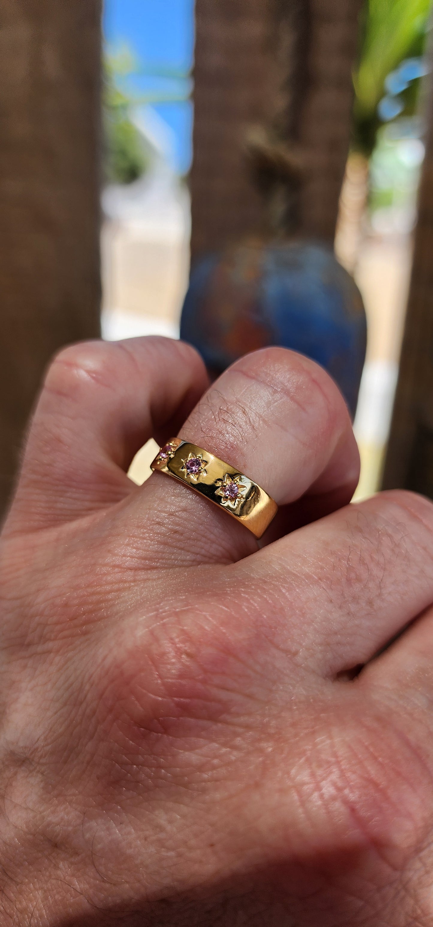 Softly radiant with an old-world soul, this beautiful gypsy-style band is a little treasure with a romantic twist.