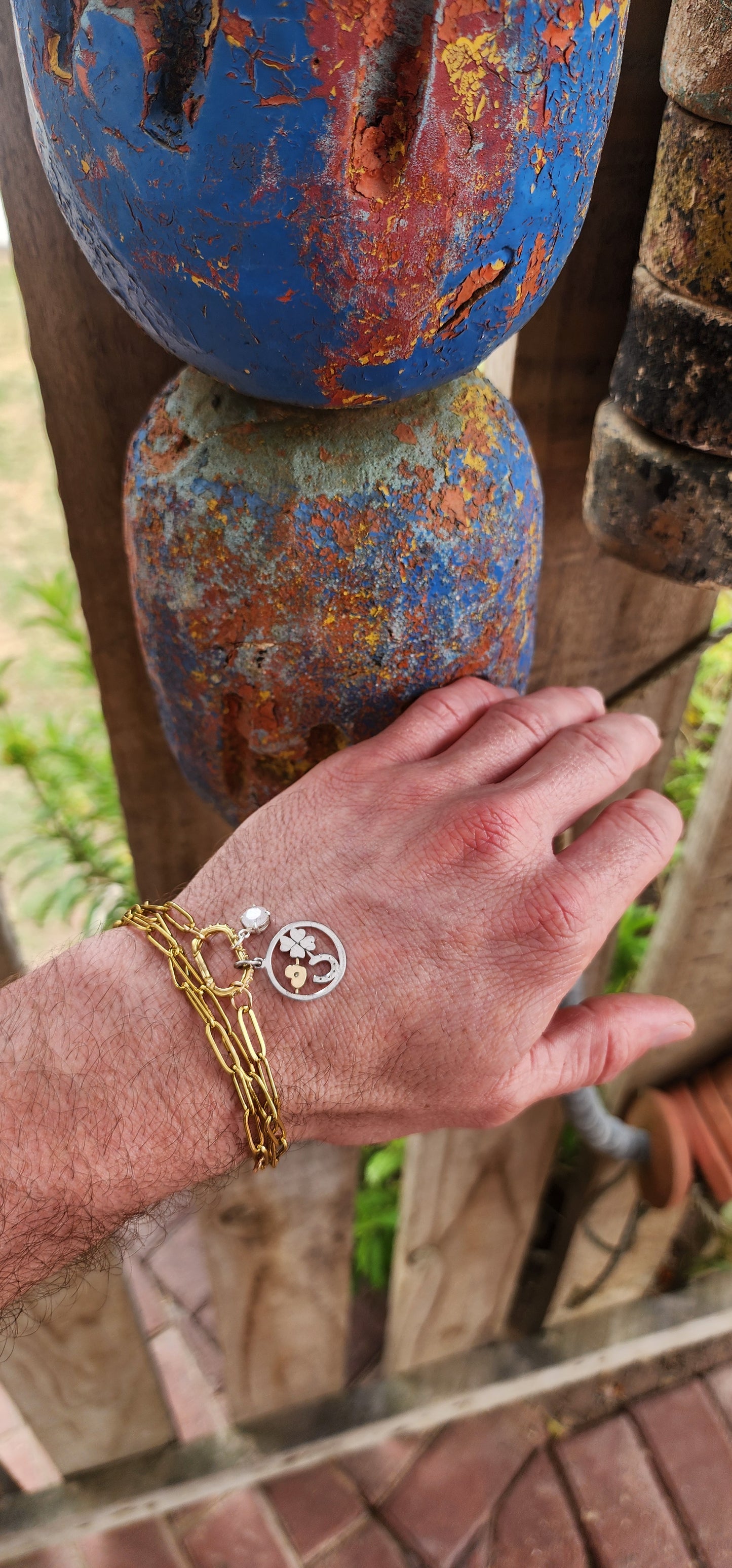 Markus J Custom Enhancer Clasp (White Zircon Sparkle Edition).