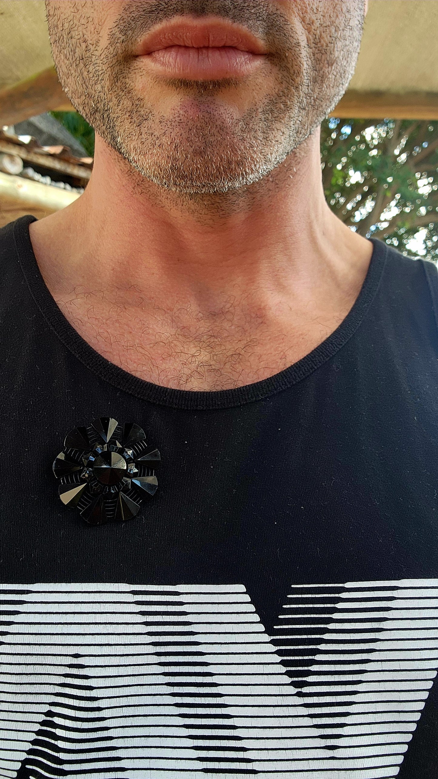 RARE Antique Victorian Mourning Brooch – Circa 1870’s.