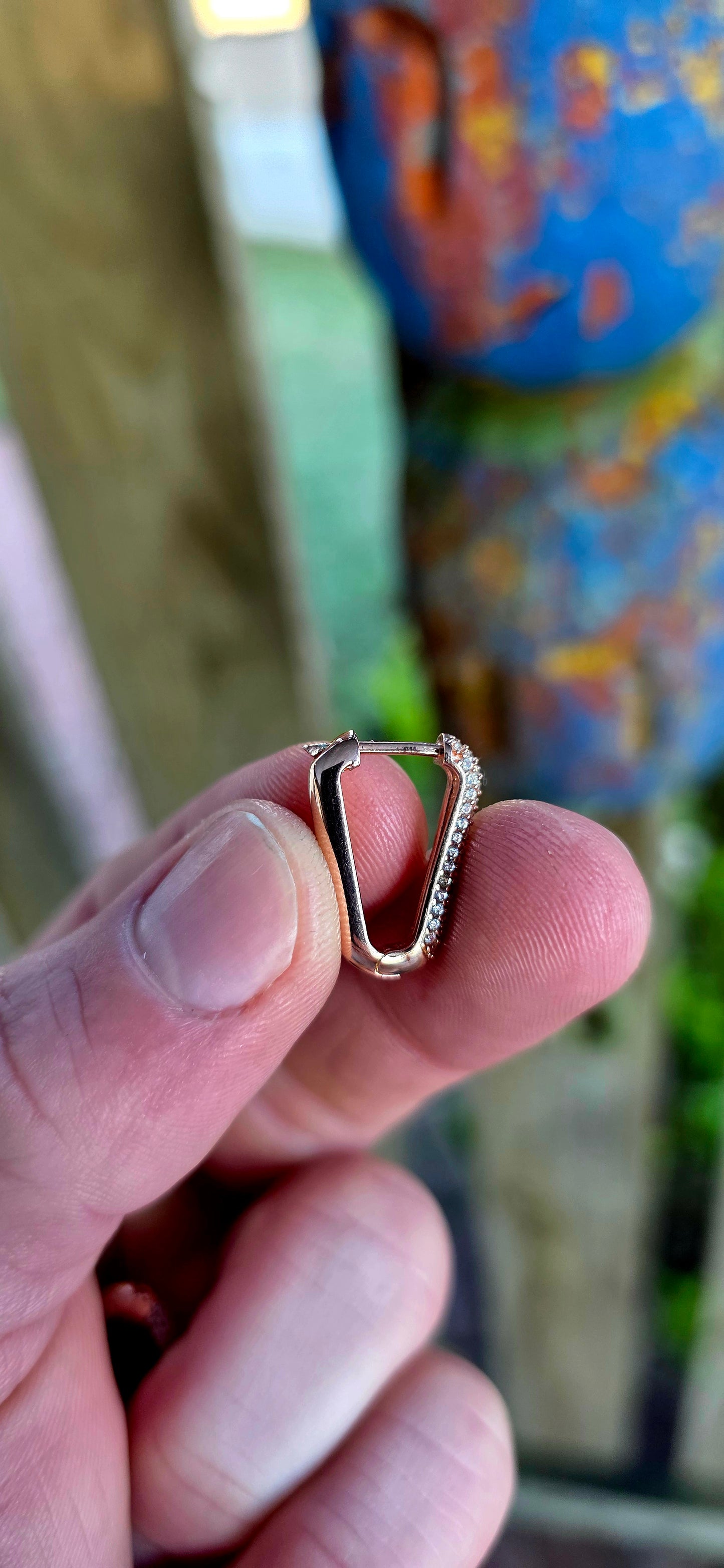 Elegant, sleek, and endlessly wearable… these sterling silver huggie earrings with warm rose gold plating are giving effortless luxury energy.