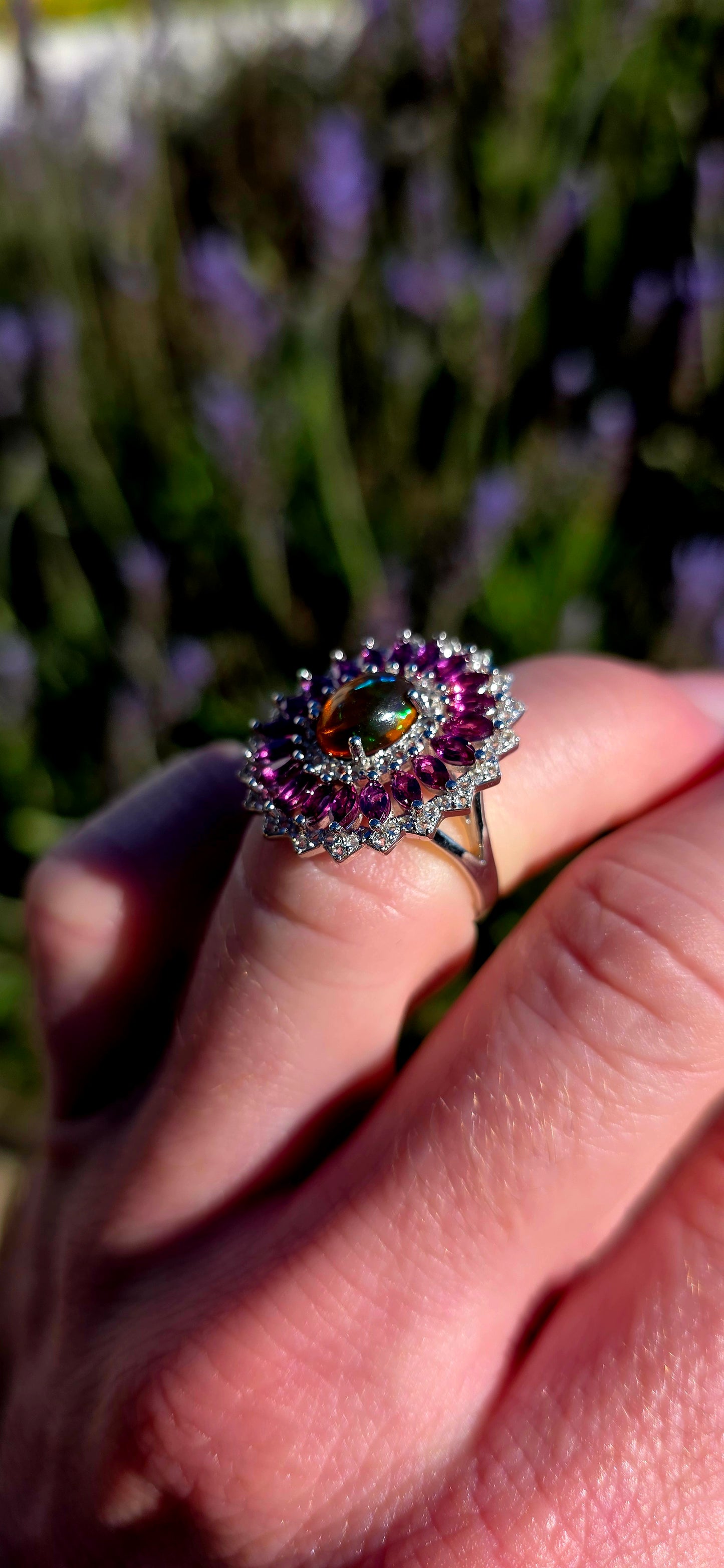 A ring that looks as though it was plucked straight from a fairy queen's treasure chest...
