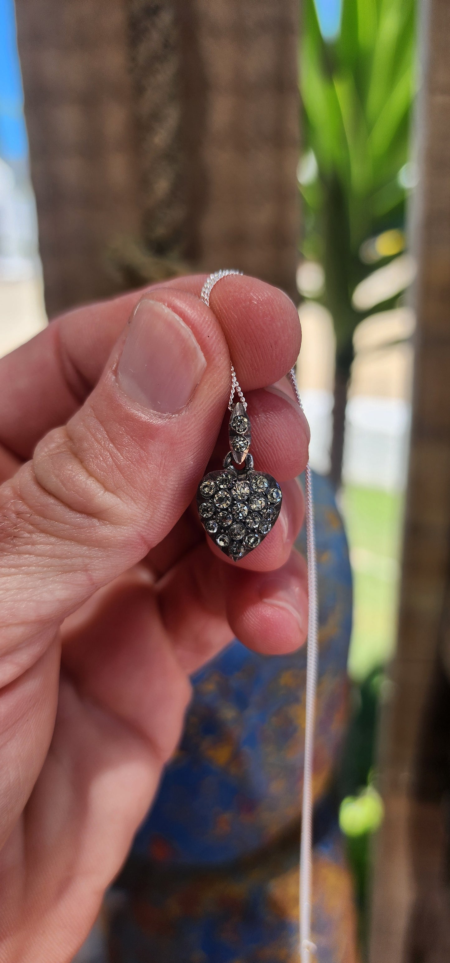 Rare find!!!This petite antique Victorian puffed heart pendant, dating to the 1870s, is a fine example of French craftsmanship from the era.