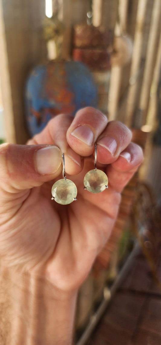 Absolutely charming and refreshingly unique, this delightful pair of handmade designer earrings radiates serene, earthy elegance with a playful twist of boho chic!