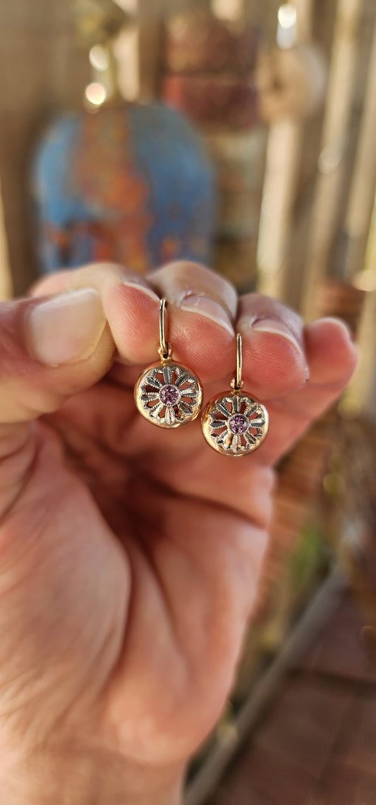 These utterly charming earrings look like they danced straight out of a romantic Victorian dream and landed in your jewelry box!