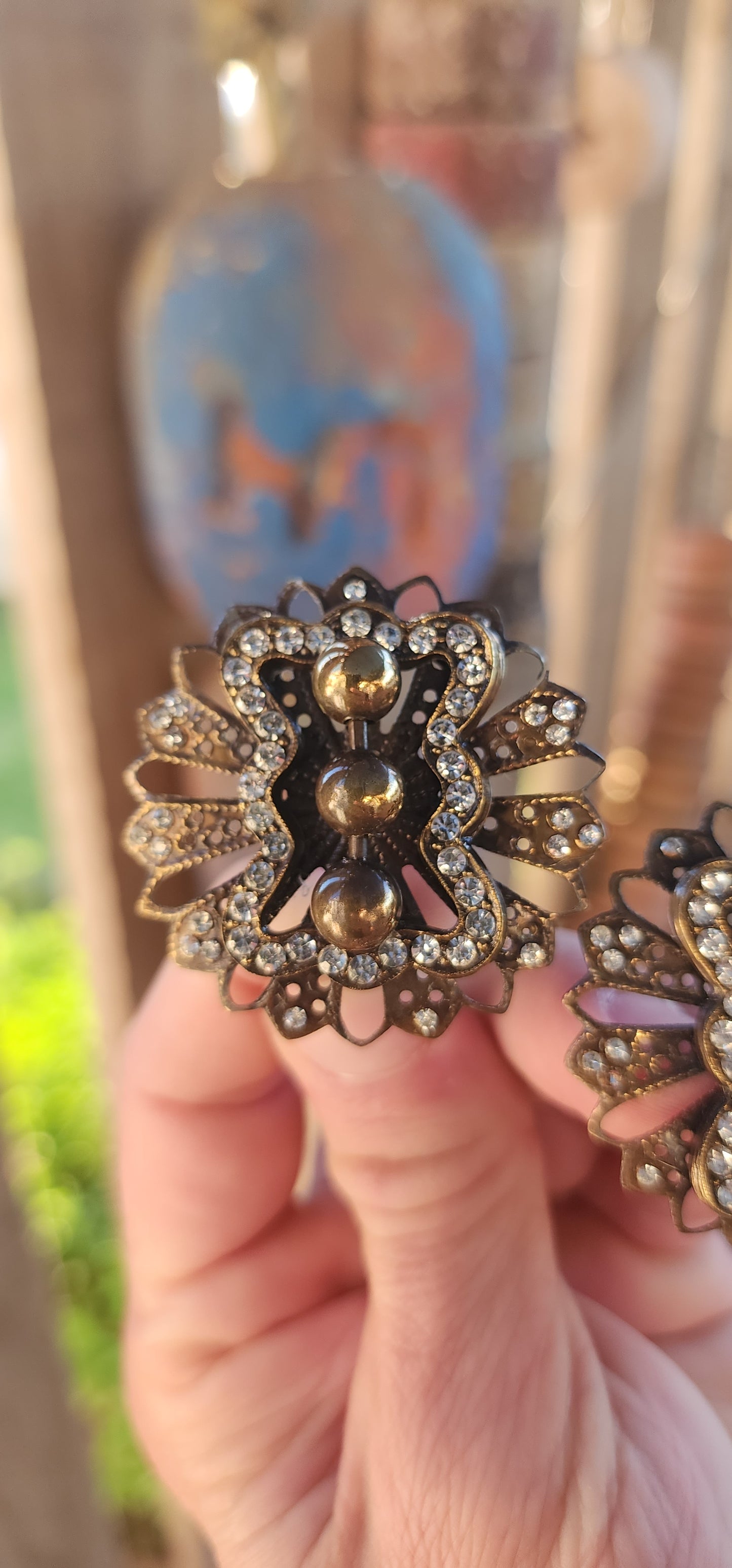 Hold on to your shoulder pads, because these clip-on earrings are bringing back the unapologetic drama of the 1980s — with extra flair!