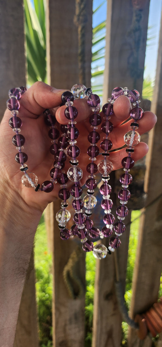 Behold a true treasure from the Jazz Age—a rare and resplendent Art Deco-era necklace circa 1930s, strung with the bold style of the Deco movement.