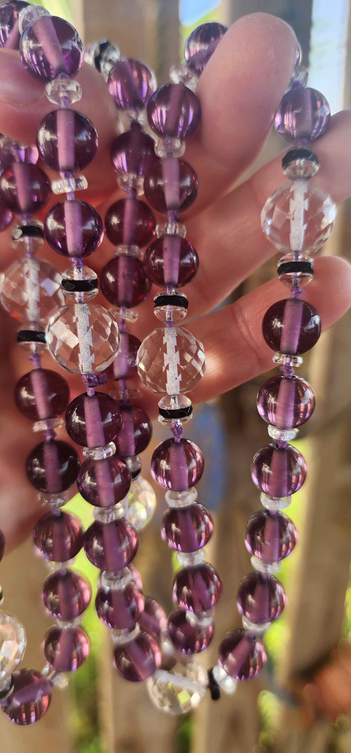 Behold a true treasure from the Jazz Age—a rare and resplendent Art Deco-era necklace circa 1930s, strung with the bold style of the Deco movement.