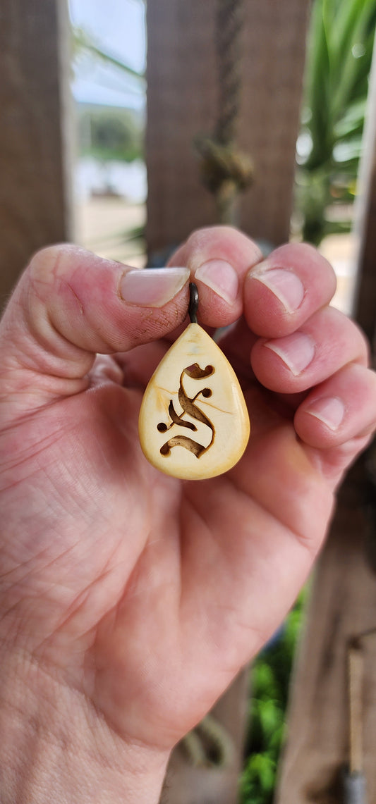 This early Victorian-era treasure is an antique pre-ban hand-carved ivory perfume/pomander amulet pendant, likely of Arabic origin.
