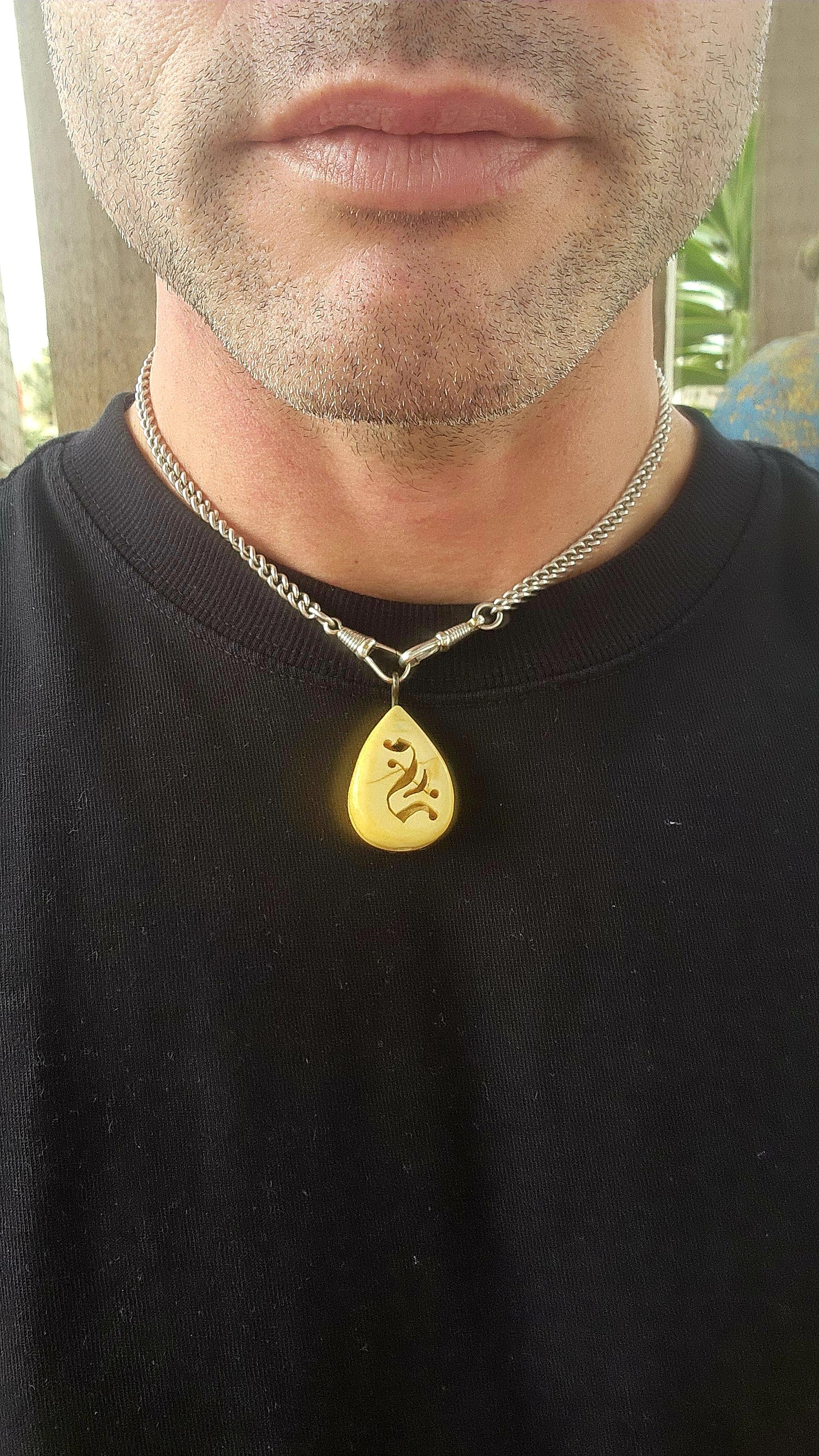 This early Victorian-era treasure is an antique pre-ban hand-carved ivory perfume/pomander amulet pendant, likely of Arabic origin.