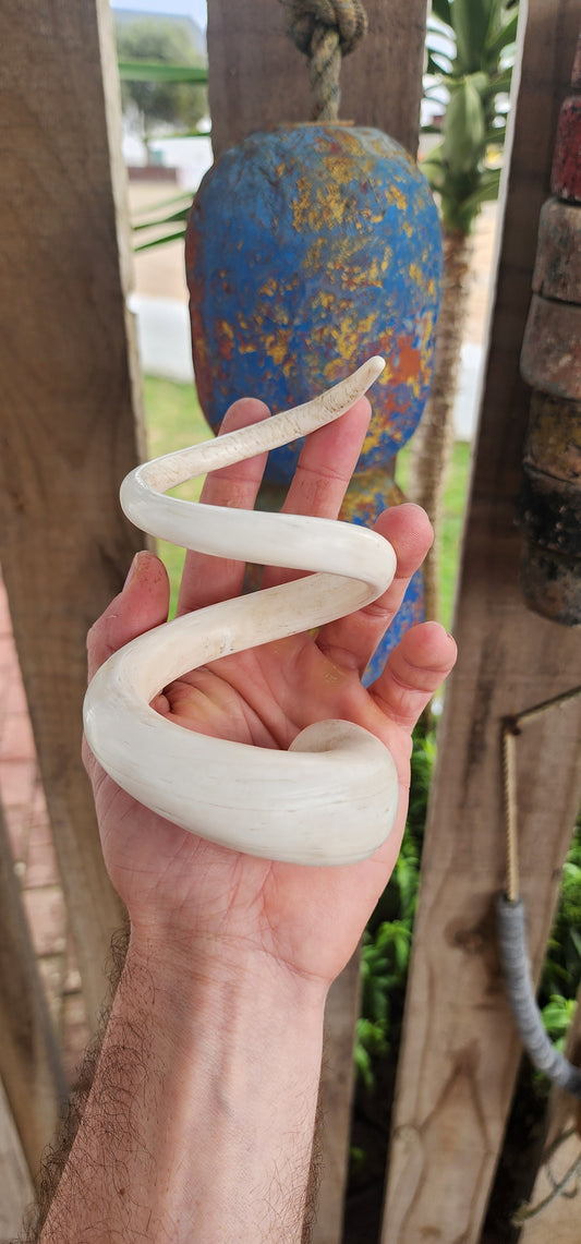 Slither into the realm of wearable art with this showstopping handmade snake cuff by none other than the brilliant South African designer Gerda Goosen.