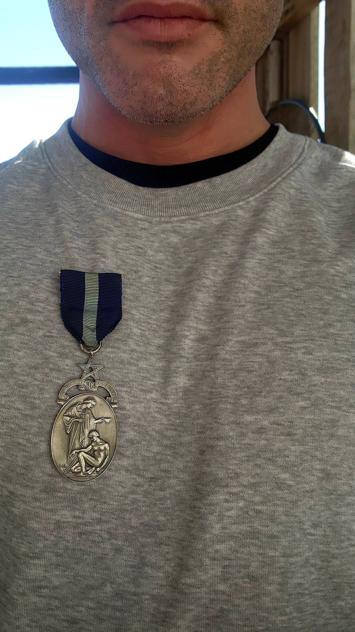 A true treasure steeped in fraternal history – this is a Silver-plated Permanent Steward’s Jewel of the Royal Masonic Hospital, awarded to Bro. J.H. Kenshole No. 7389.