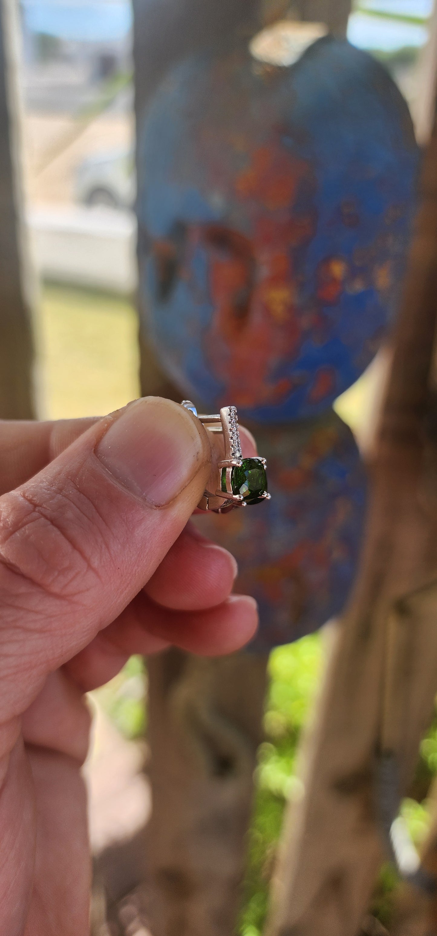This exquisite pair of sterling silver Tsavorite earrings delivers a burst of rare, electric colour with every turn of the head