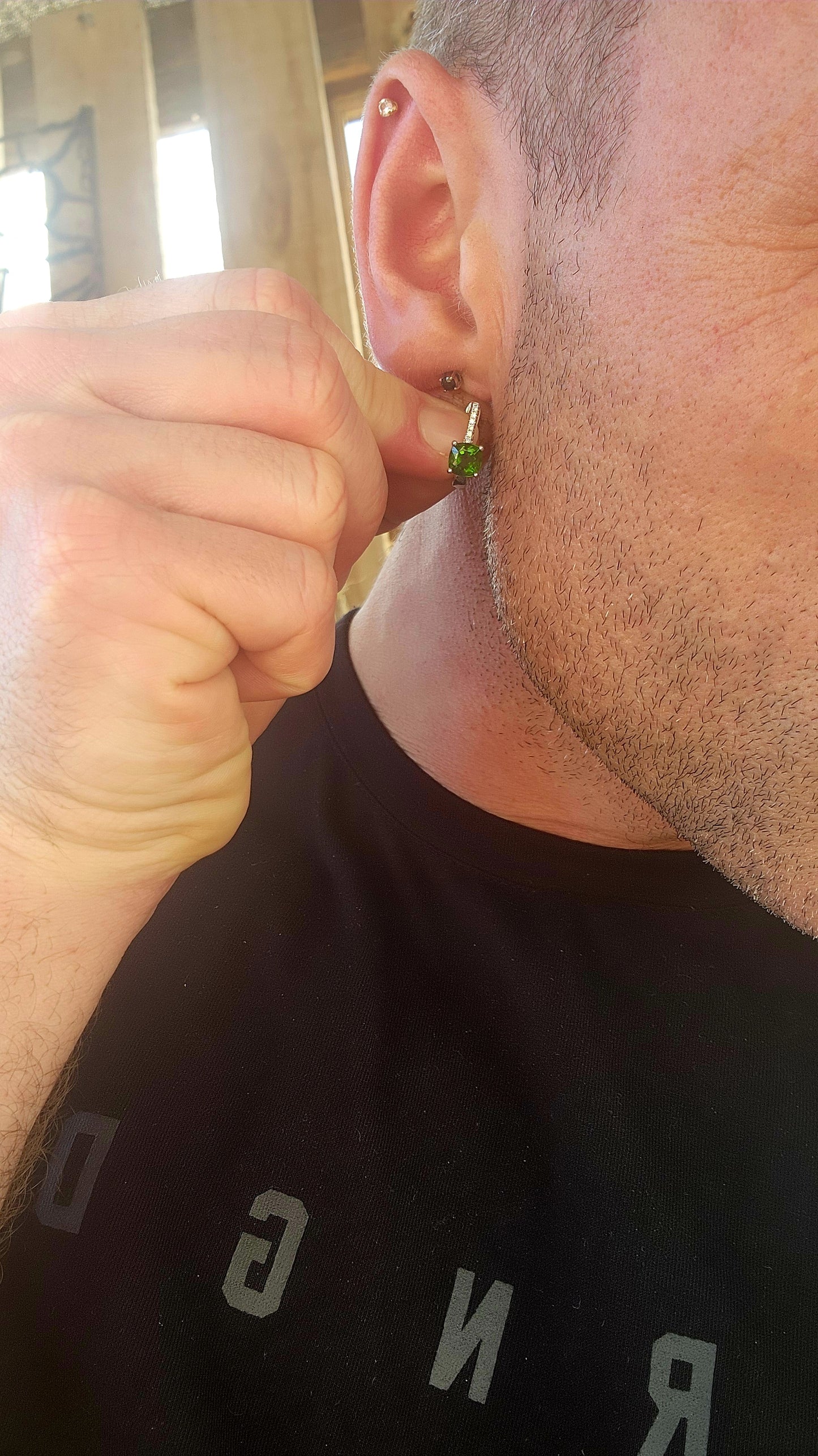 This exquisite pair of sterling silver Tsavorite earrings delivers a burst of rare, electric colour with every turn of the head