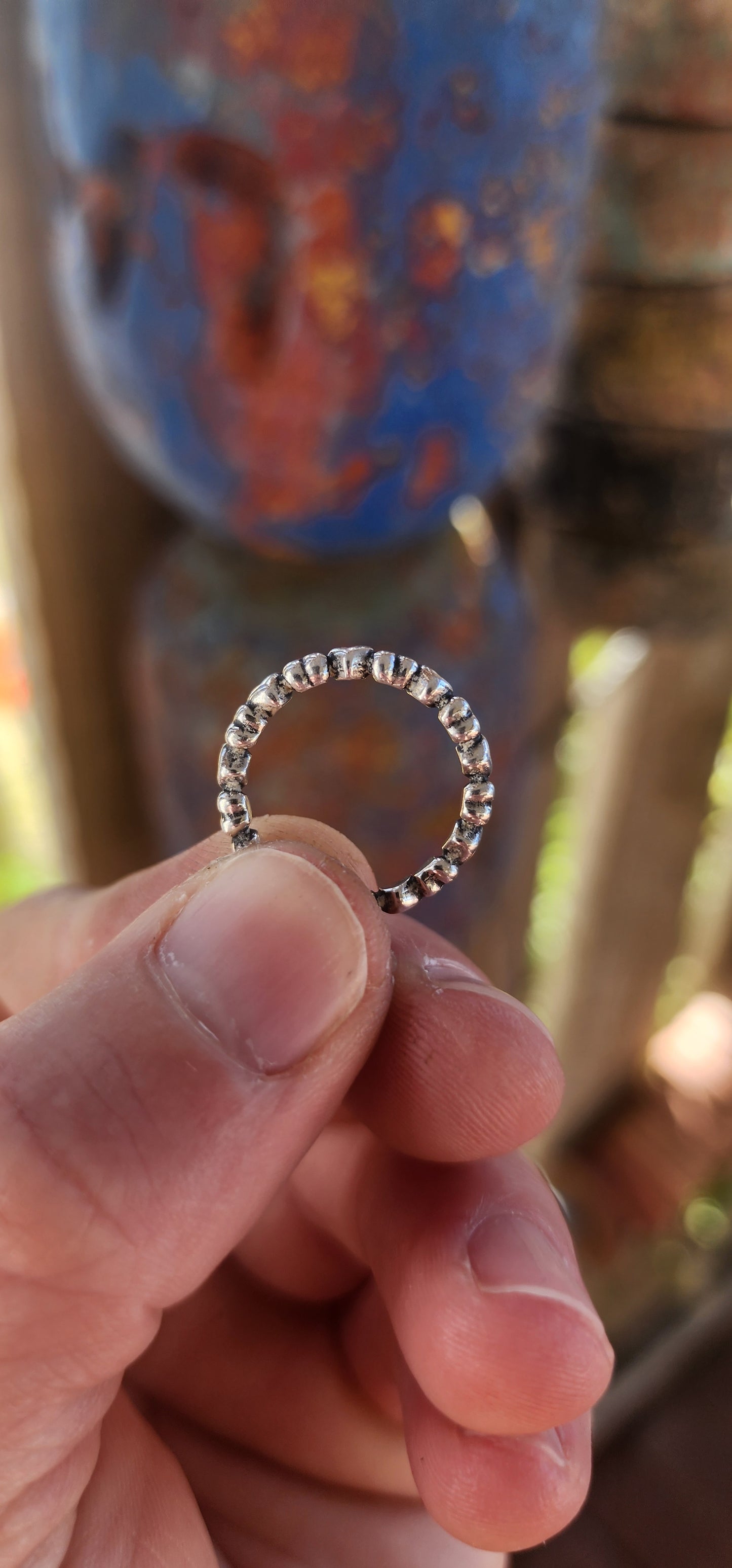 Serving major sweet-but-stylish vibes, this gorgeous designer sterling silver “Forever Love” full-eternity ring by P-a-n-d-o-r-a is the cutest little statement of affection you can slide onto your finger.