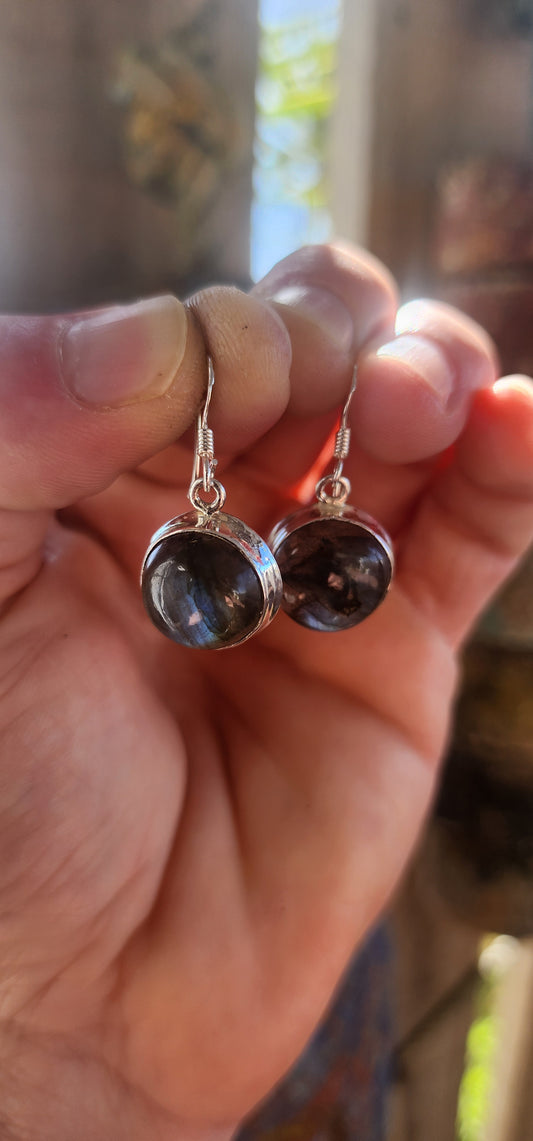 These earrings are what happens when Mother Nature decides to show off and sterling silver decides to join the party!