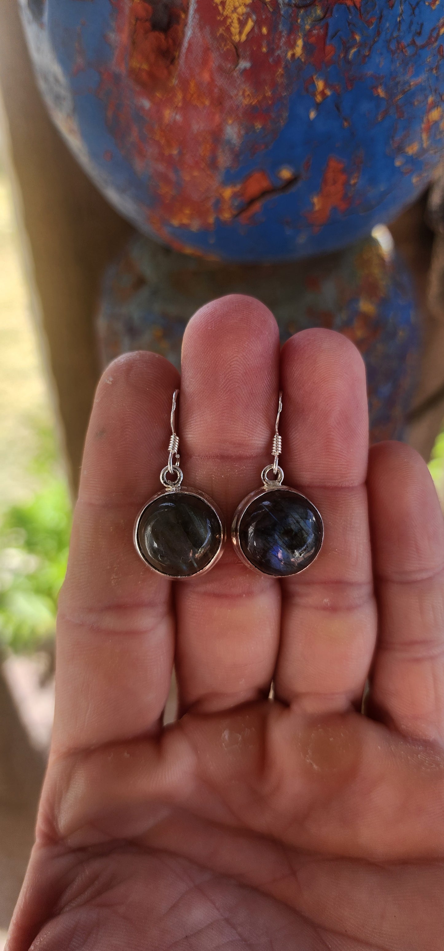 These earrings are what happens when Mother Nature decides to show off and sterling silver decides to join the party!