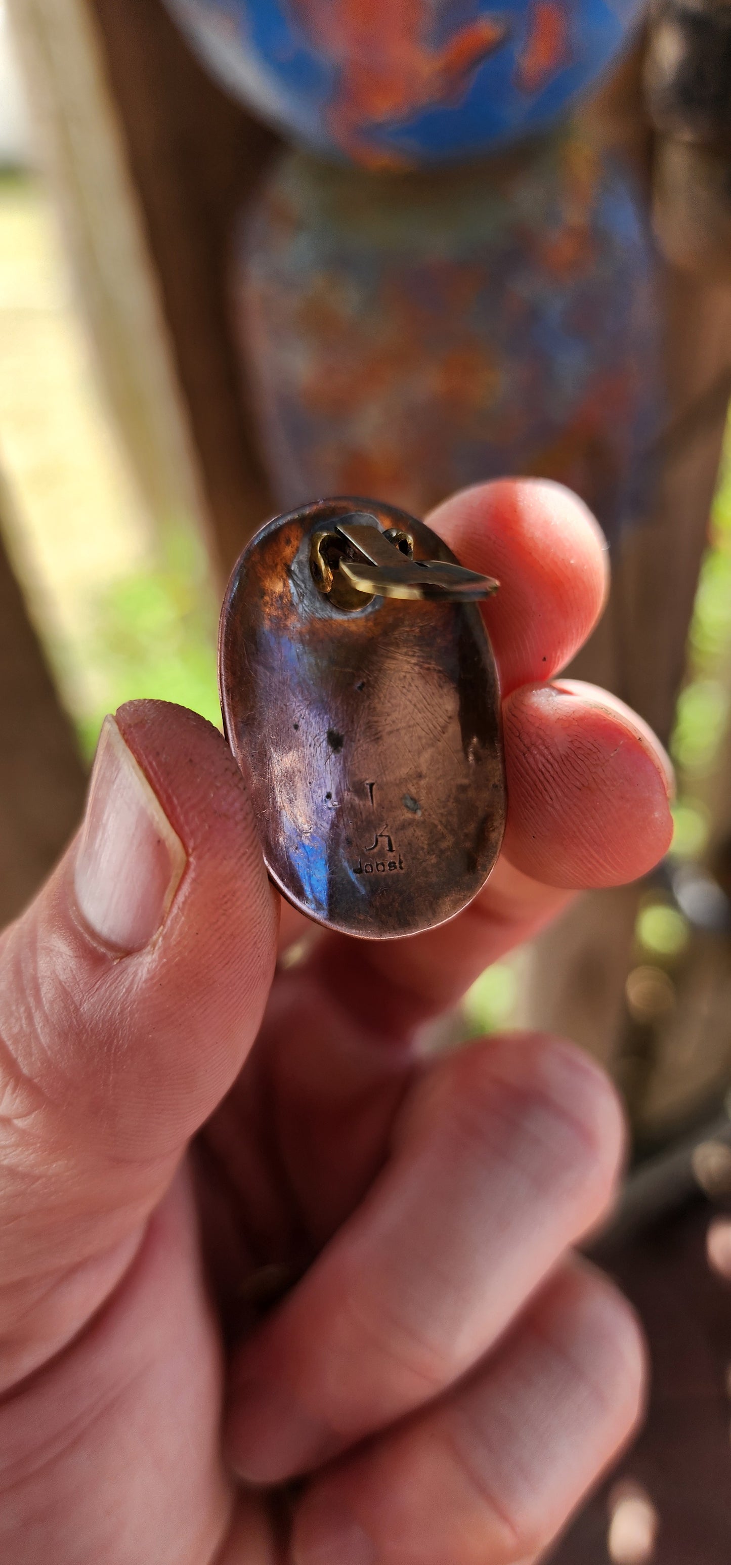 A truly marvelous pair of vintage Mid-Century Modernist designer clip-on earrings by the legendary South African artist Kurt Jobst — and let me just say… this is museum-grade wearable art.