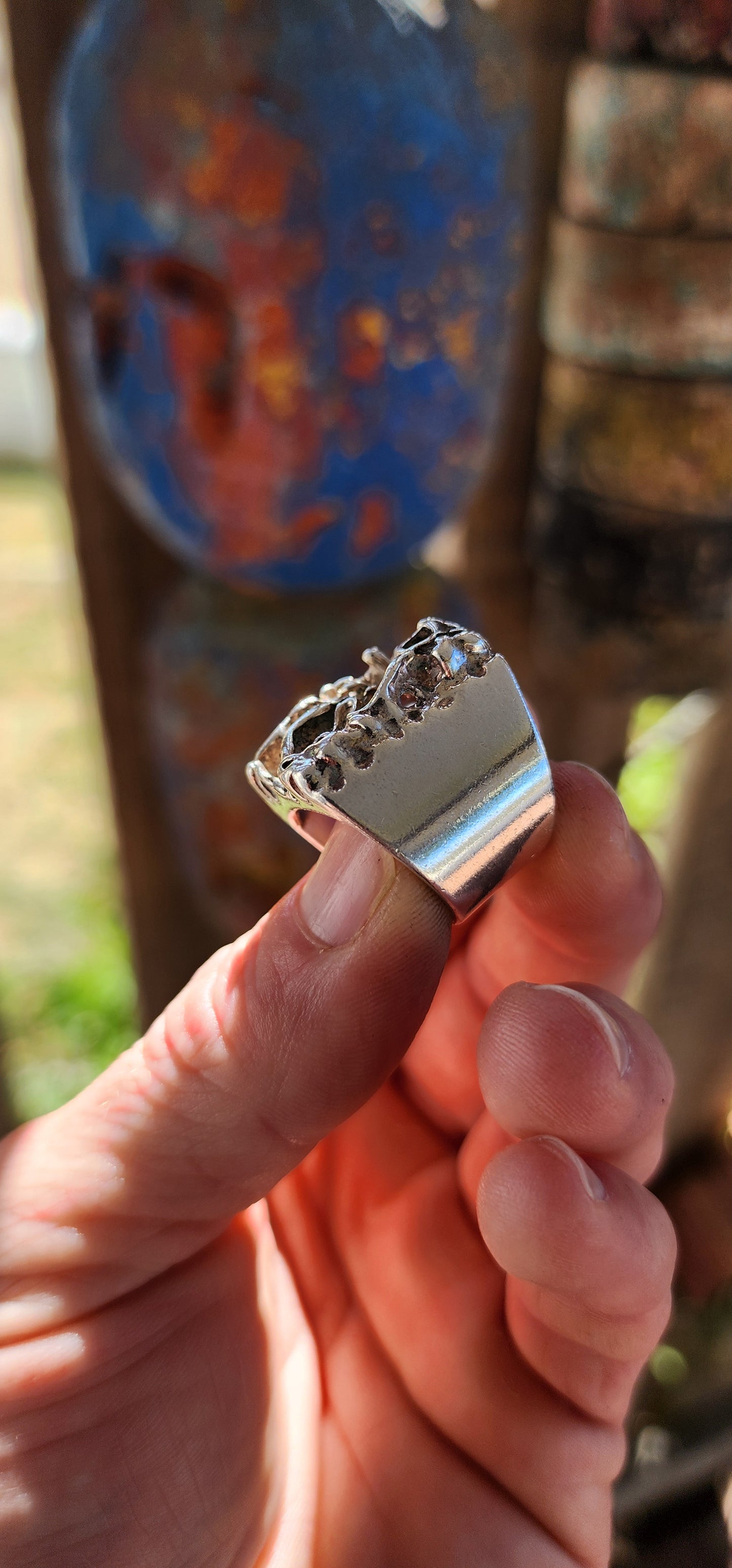 A mighty, sculptural, and absolutely unmistakable Juhls “Tundra” Collection ring — crafted in solid sterling silver during the 1960s and steeped in the design DNA of Norway’s Arctic wilderness.