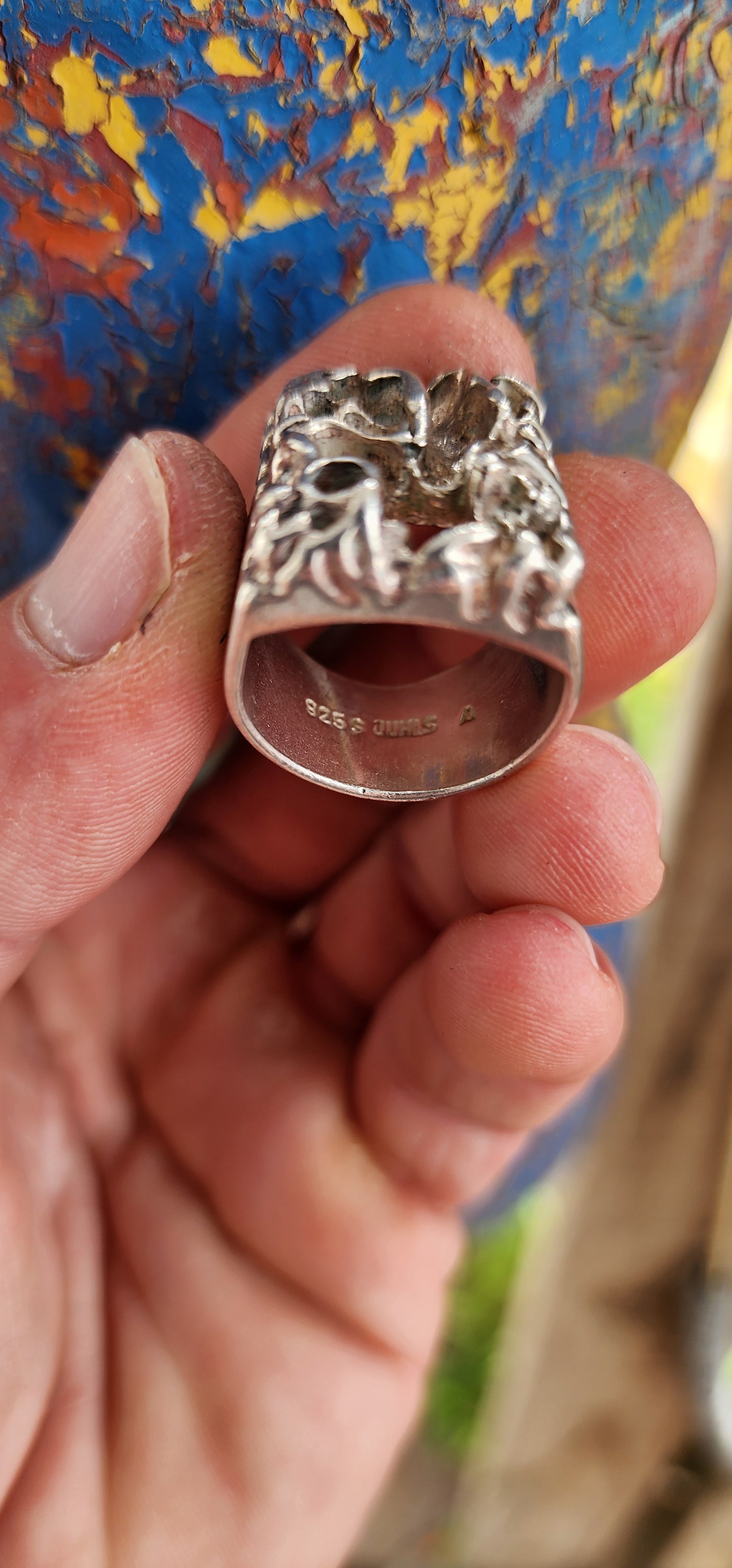 A mighty, sculptural, and absolutely unmistakable Juhls “Tundra” Collection ring — crafted in solid sterling silver during the 1960s and steeped in the design DNA of Norway’s Arctic wilderness.