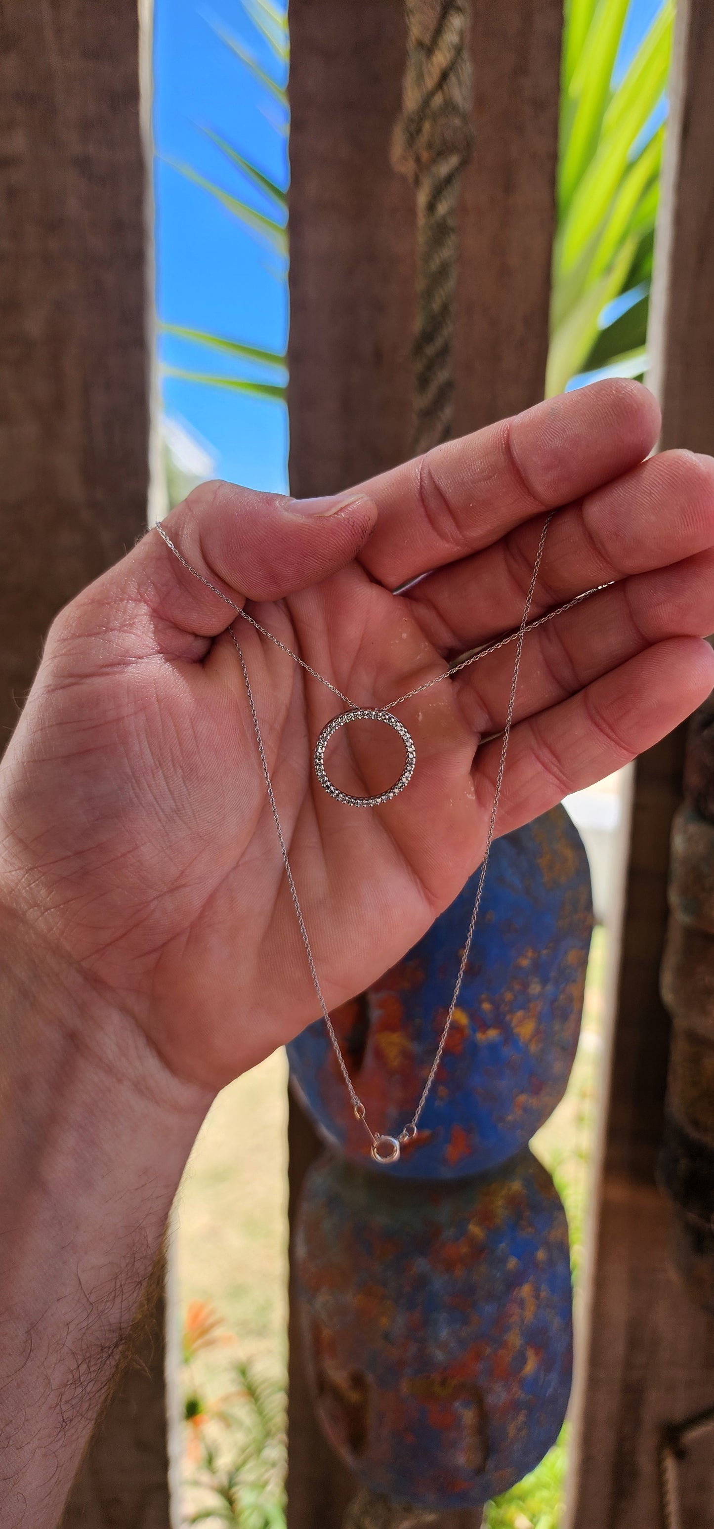 Elegant, timeless, and quietly powerful — this Circle of Life necklace is a beautiful study in symbolism and understated luxury.