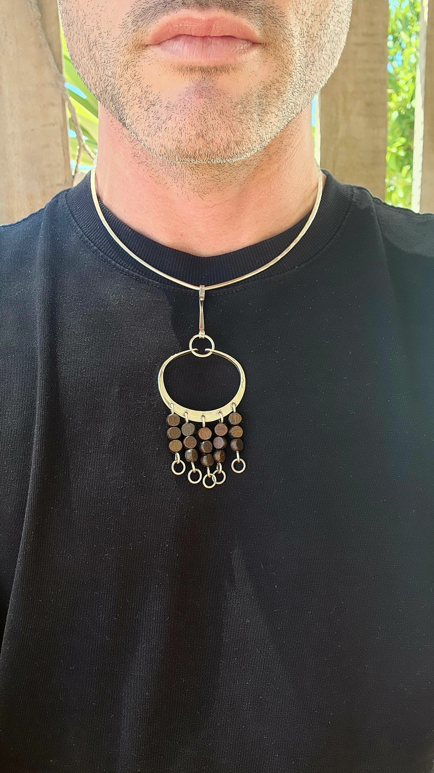 An exceptional museum-worthy find and a true jewel of Nordic modernism. This boxed modernist sterling silver necklace was designed by Anna-Greta Eker for the legendary Norway Designs Plus Studios, circa 1965.