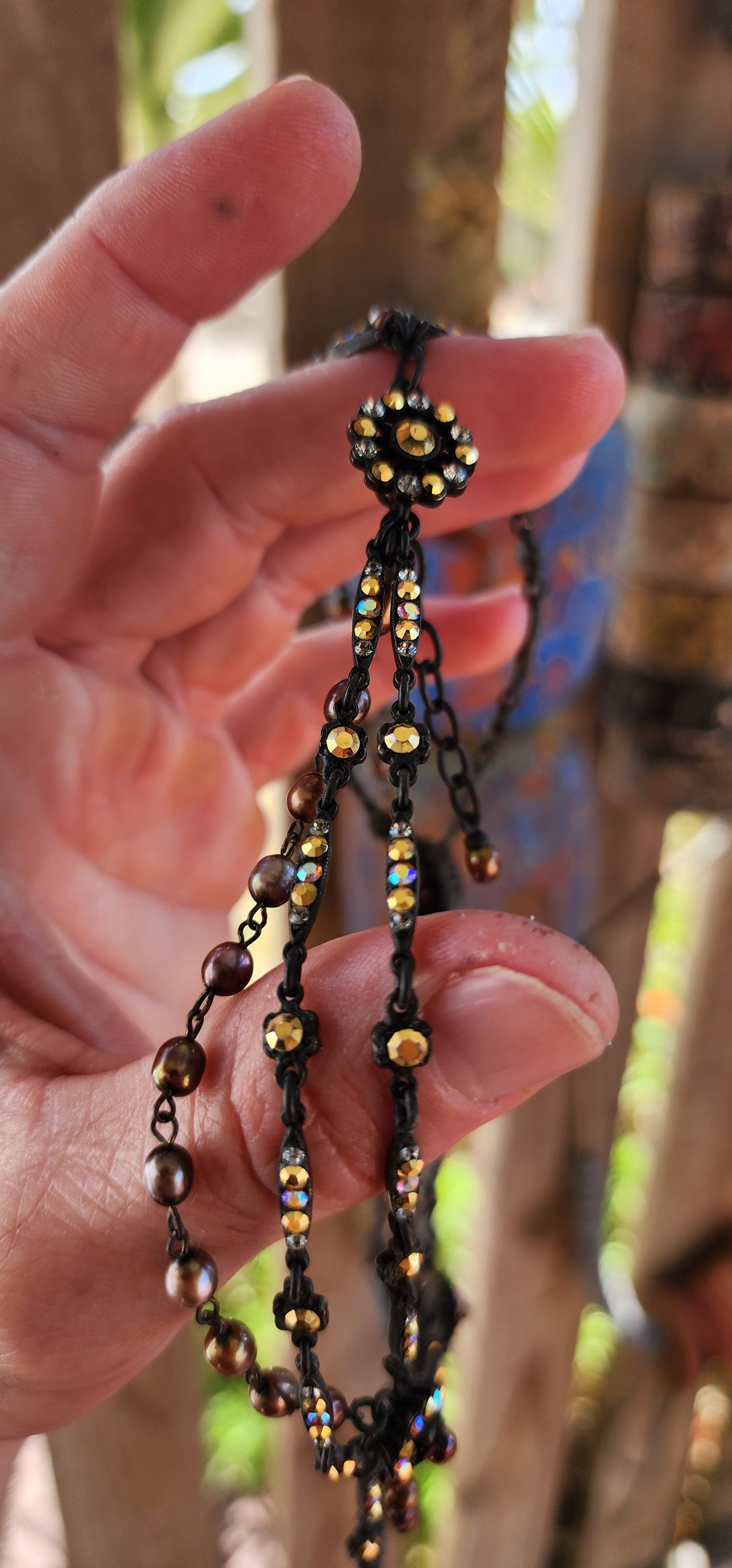 This necklace is pure theatre, drama, and old-world romance wrapped into one breathtaking statement piece.