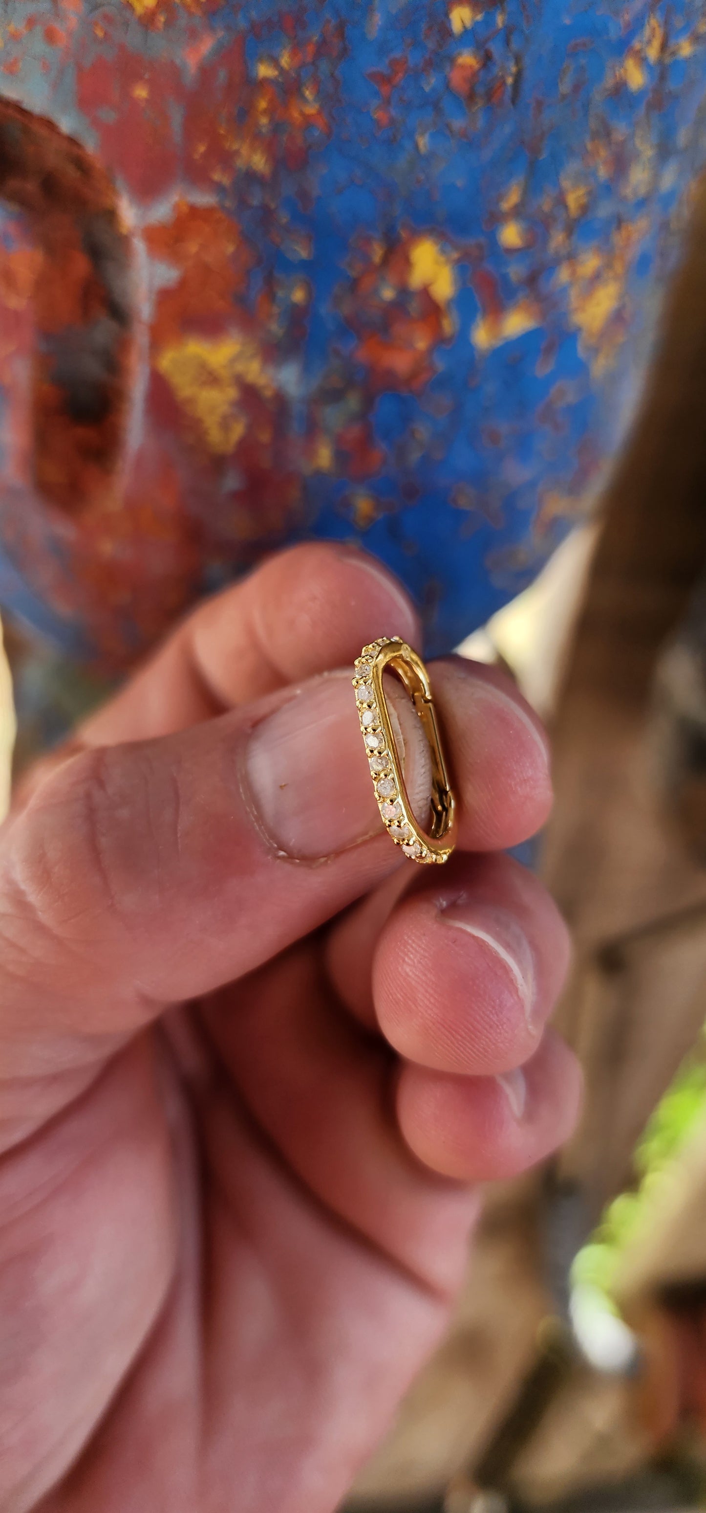 Markus J Custom Enhancer Clasp - Salt & Pepper Diamond Edition.