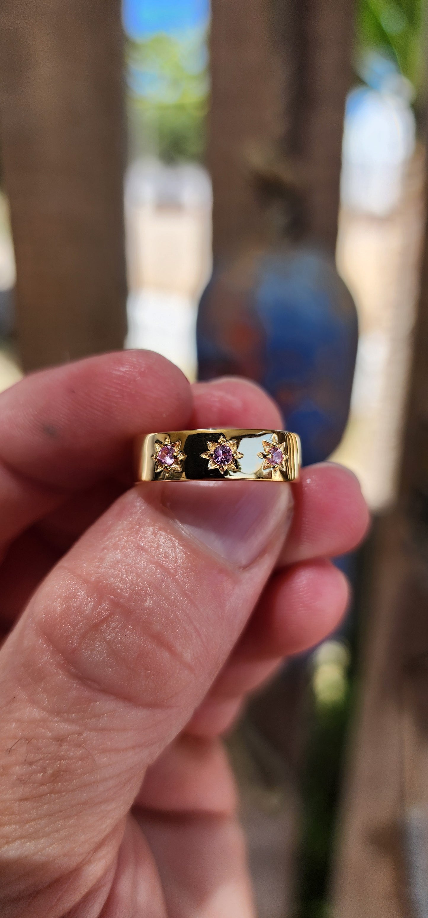 Softly radiant with an old-world soul, this beautiful gypsy-style band is a little treasure with a romantic twist.