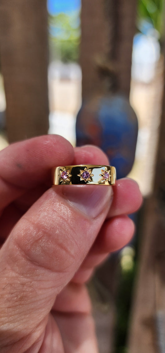 Softly radiant with an old-world soul, this beautiful gypsy-style band is a little treasure with a romantic twist.