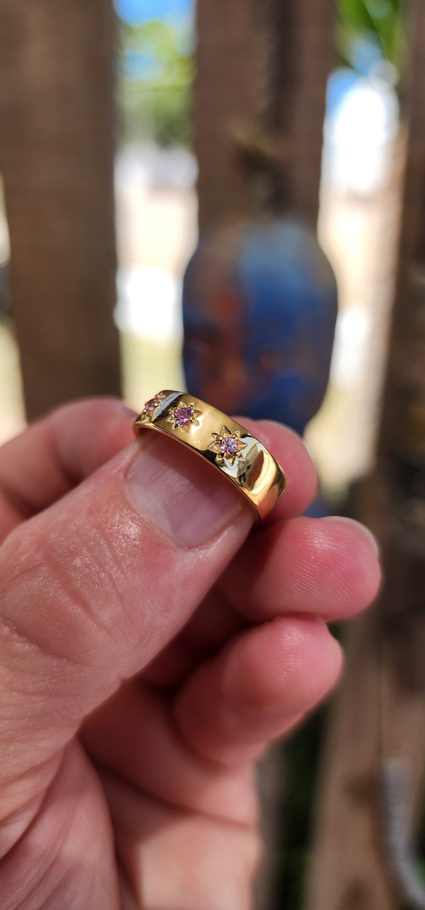 Softly radiant with an old-world soul, this beautiful gypsy-style band is a little treasure with a romantic twist.