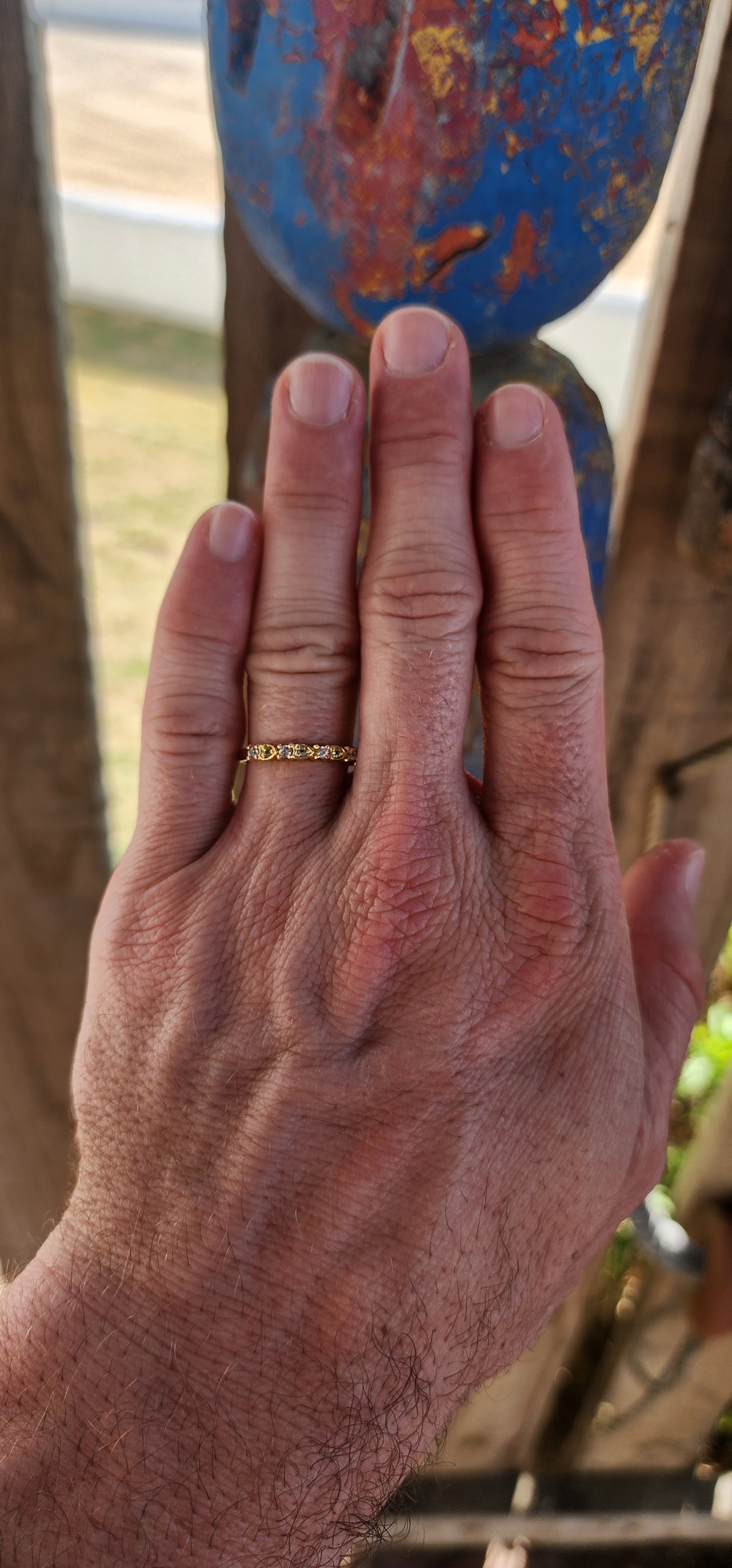 Apple Light Stacking Ring – Peridot