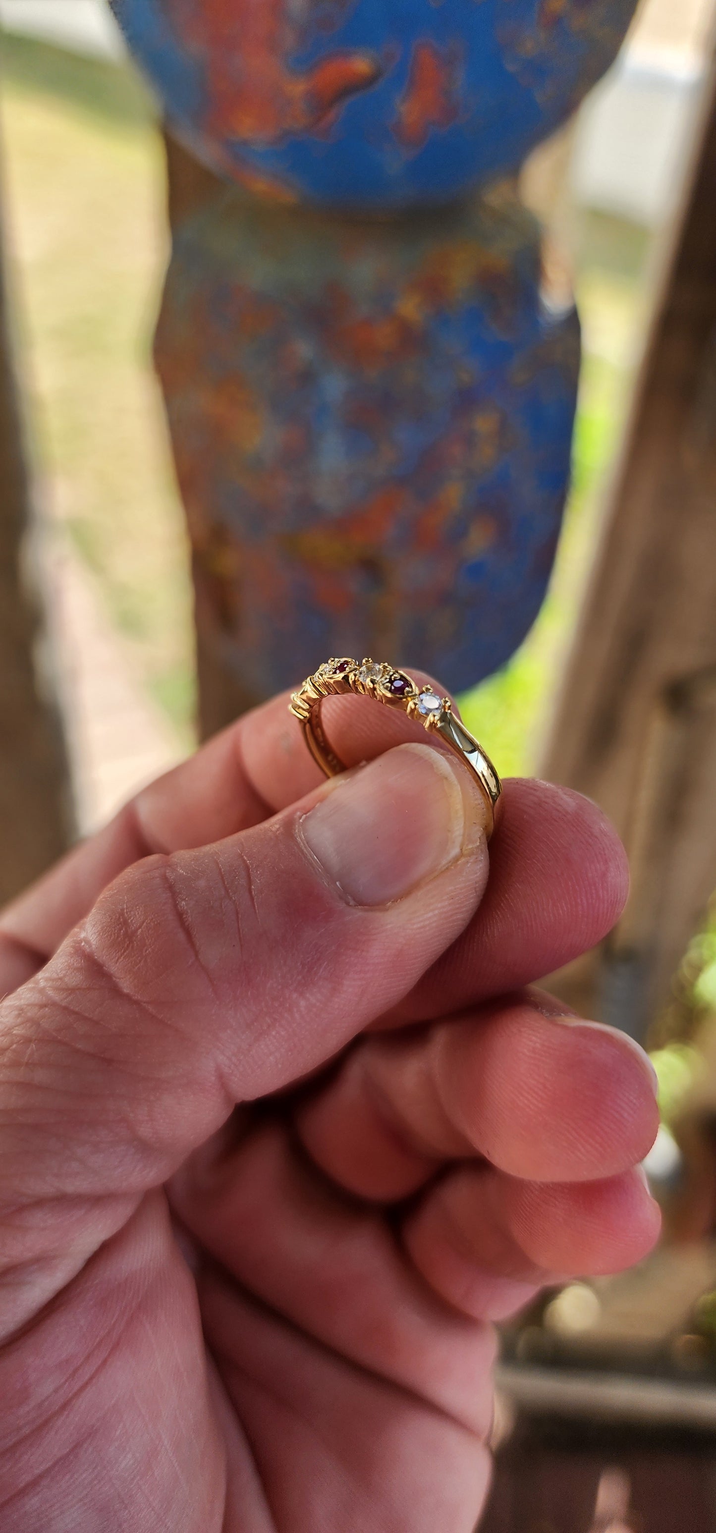 Firelight Stacking Ring – Ruby