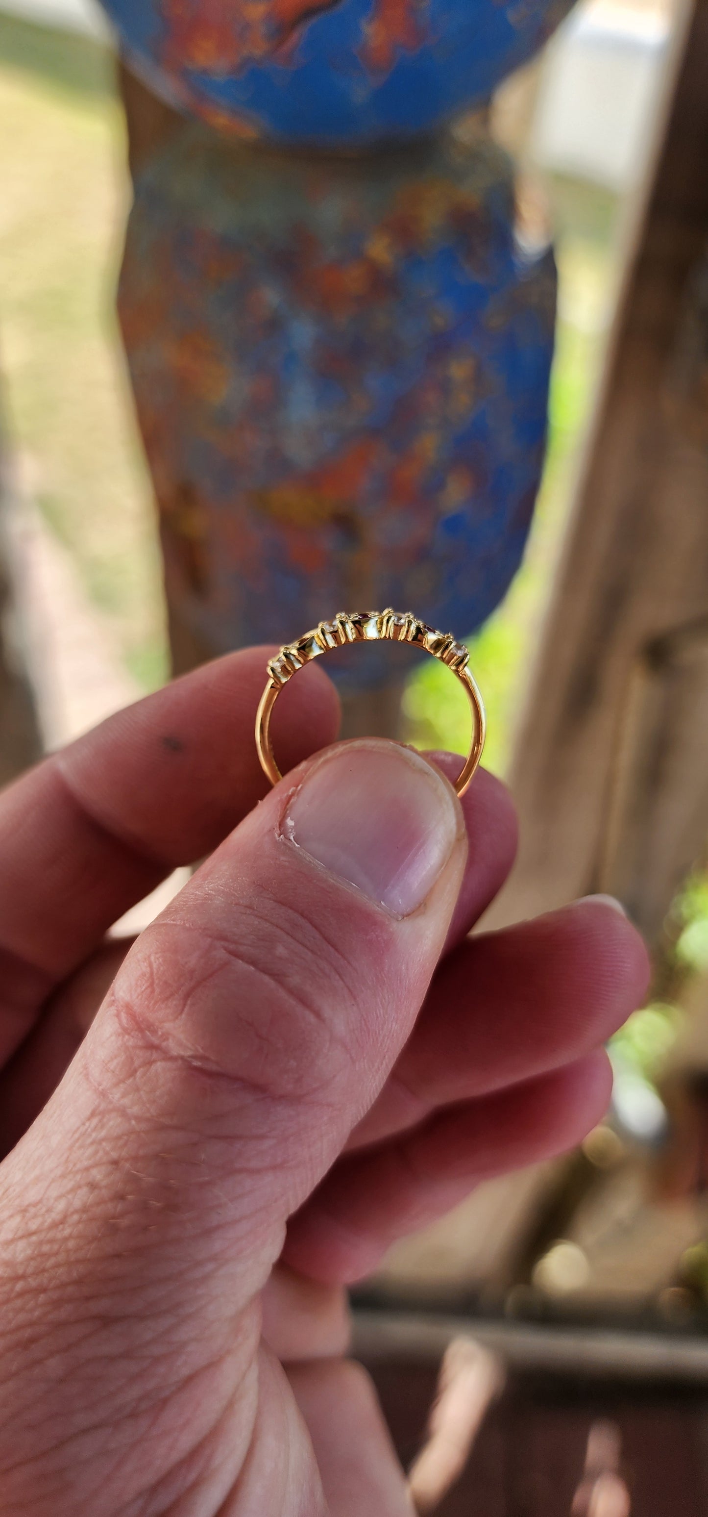Firelight Stacking Ring – Ruby